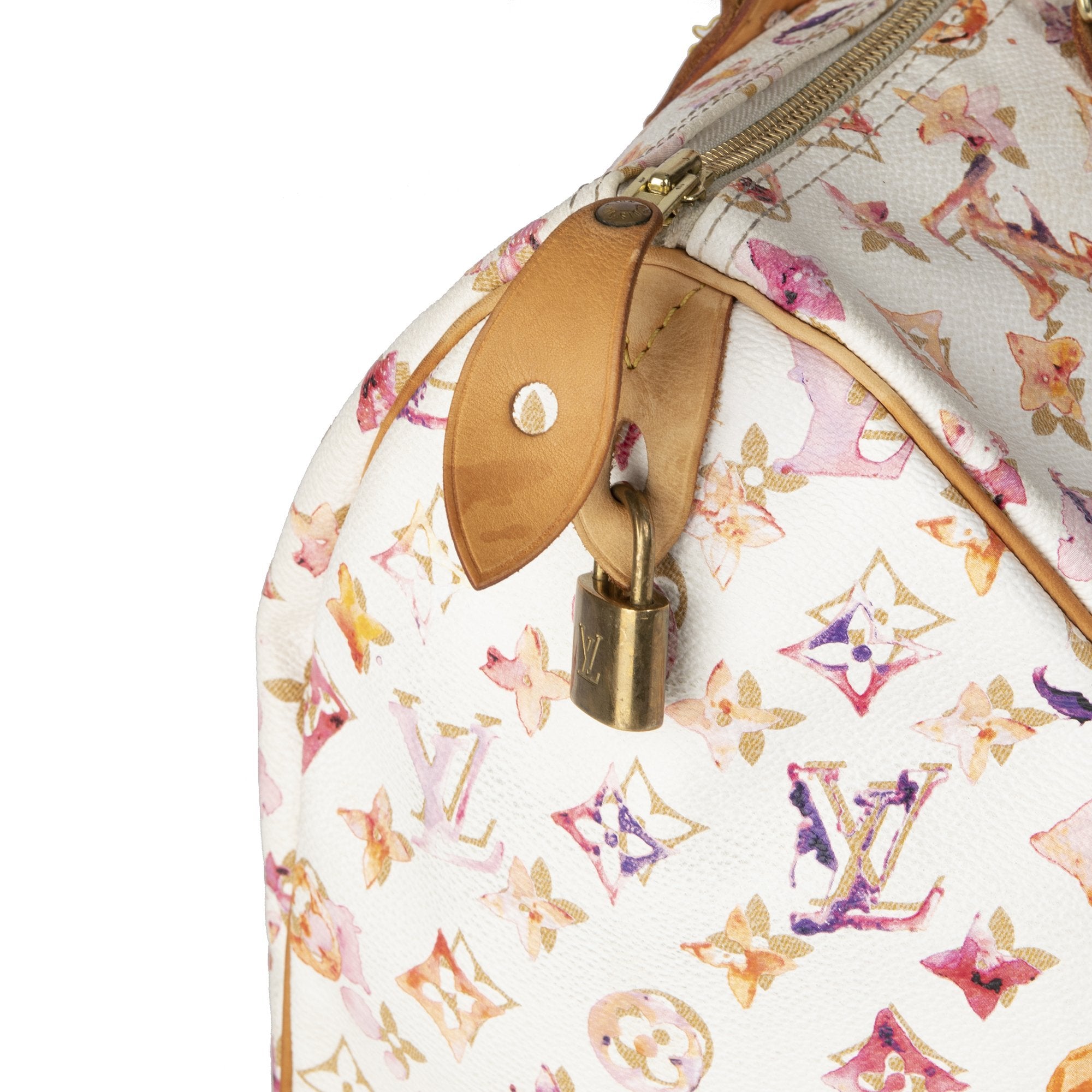 Louis Vuitton Limited Edition Monogram Watercolor Aquarelle Speedy 35