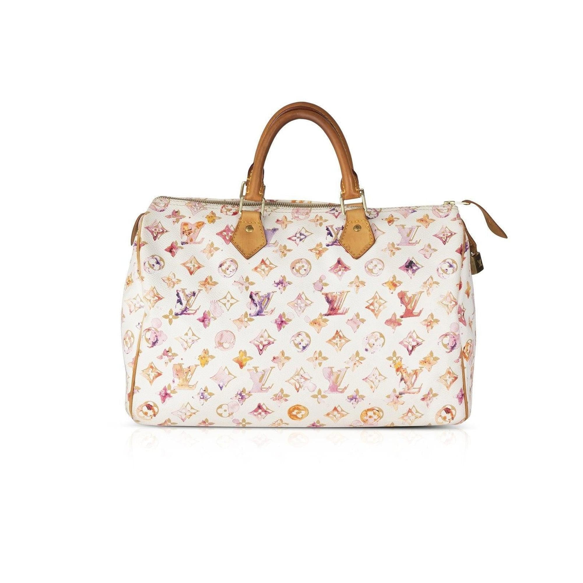 Louis Vuitton Limited Edition Monogram Watercolor Aquarelle Speedy 35