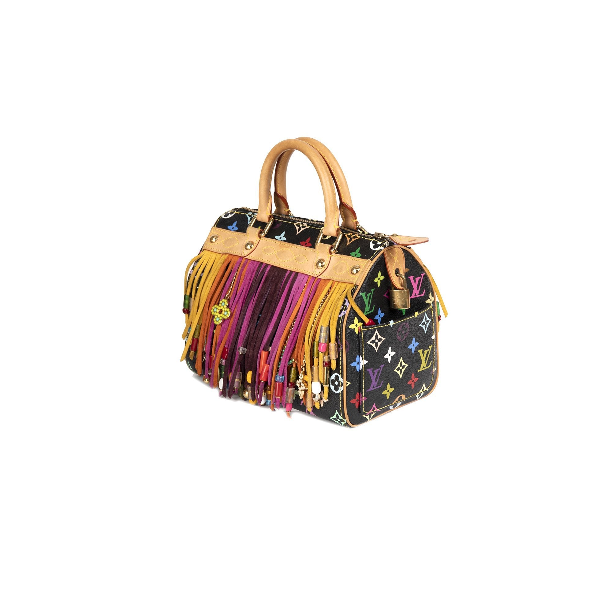 Louis Vuitton Limited Edition Multicolore Fringe Speedy 25