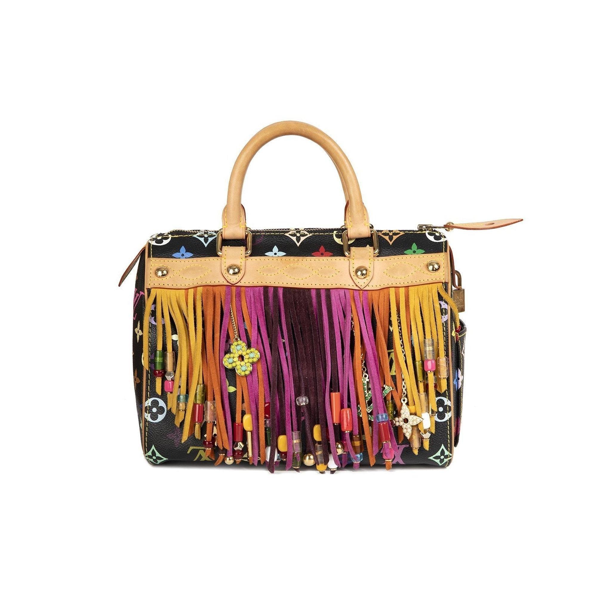 Louis Vuitton Limited Edition Multicolore Fringe Speedy 25
