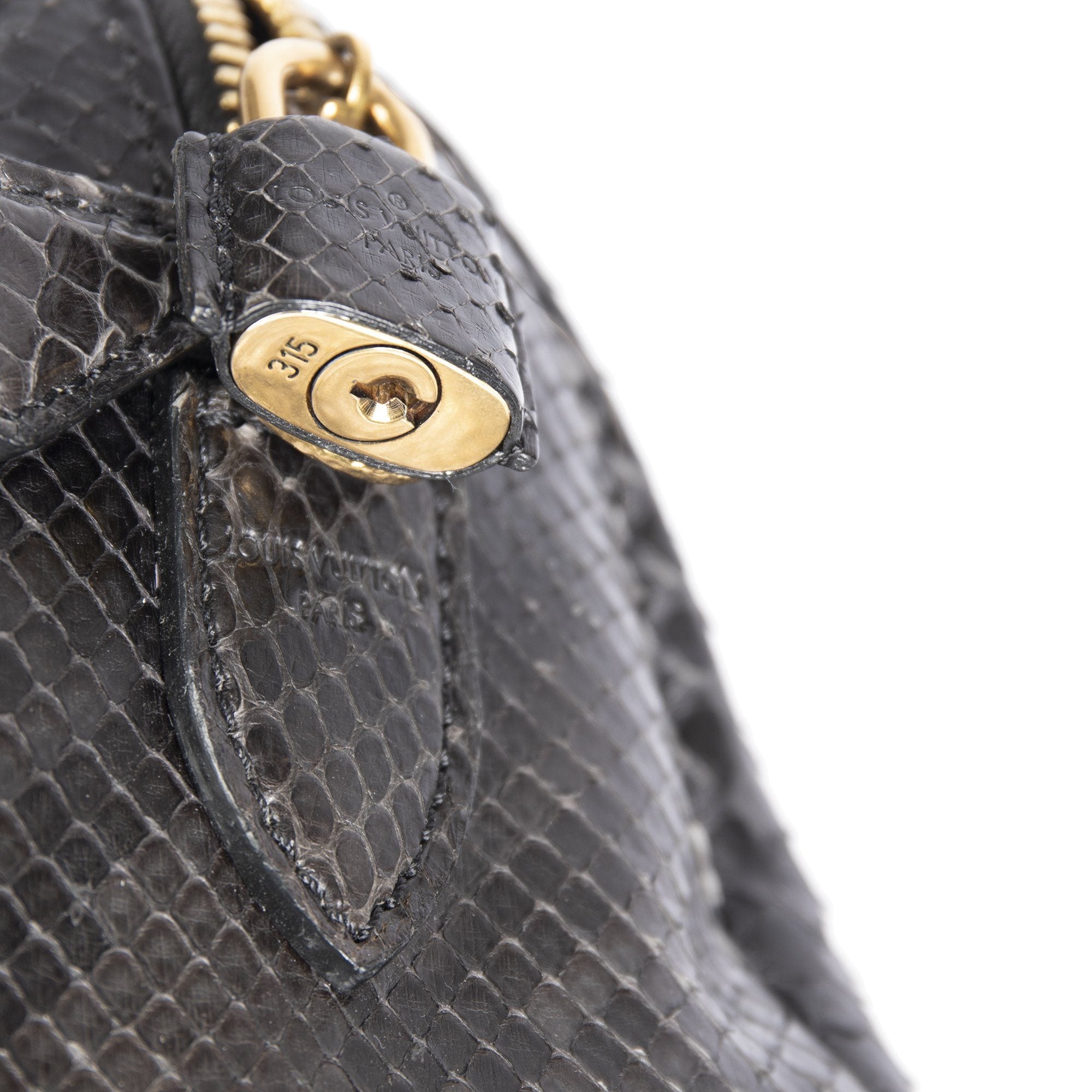 Python Speedy Louis Vuitton Limited Edition Python Devoile Speedy 20 w/ Box – OLIVER'S