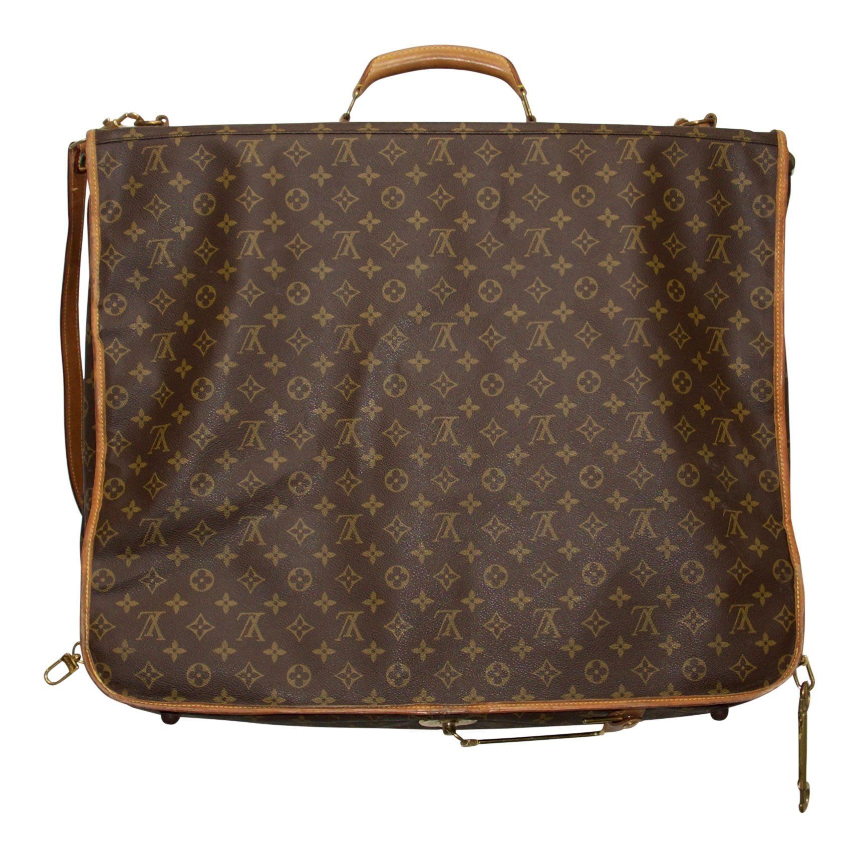Louis Vuitton Monogram Bandouliere Portable Garment Bag