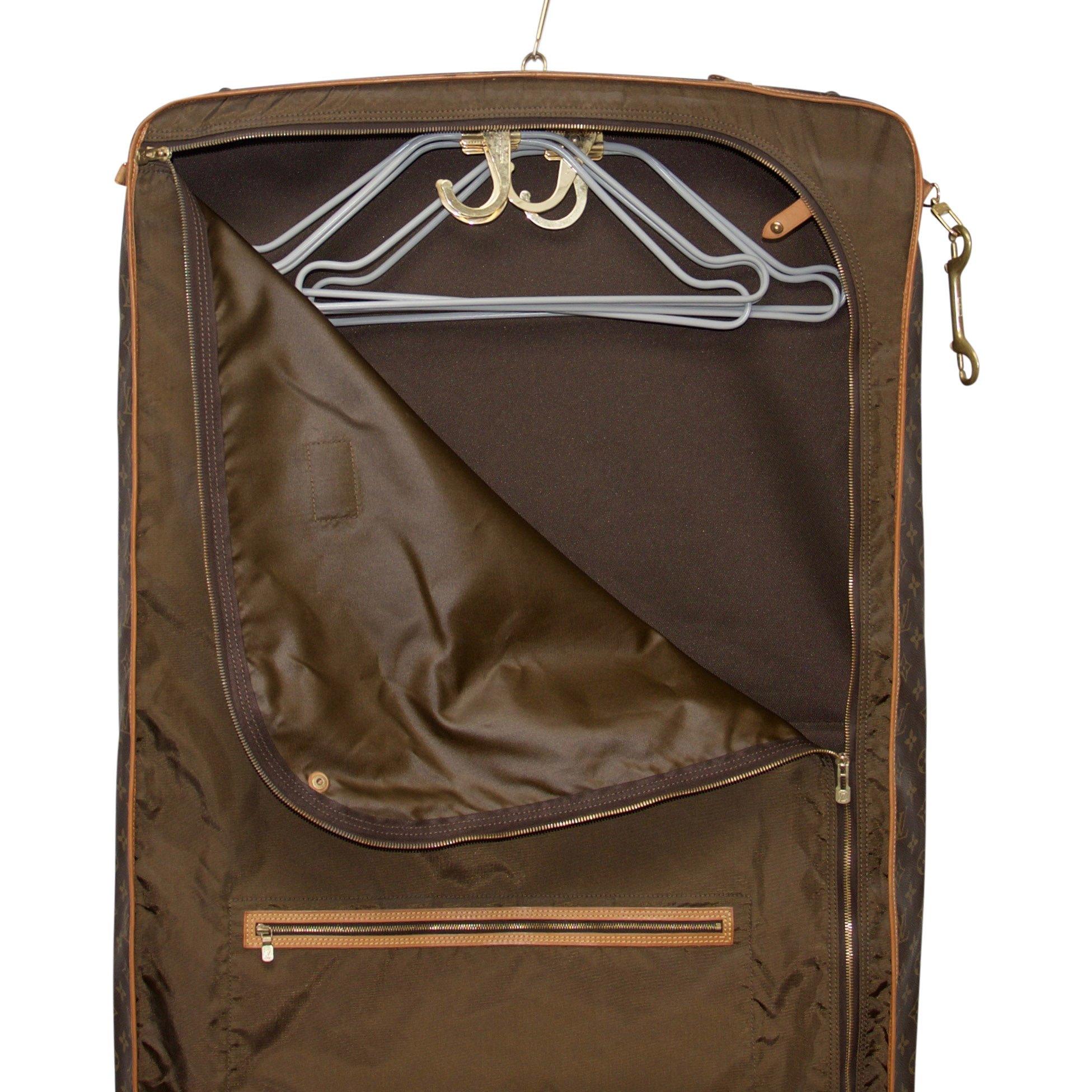 Louis Vuitton Monogram Bandouliere Portable Garment Bag