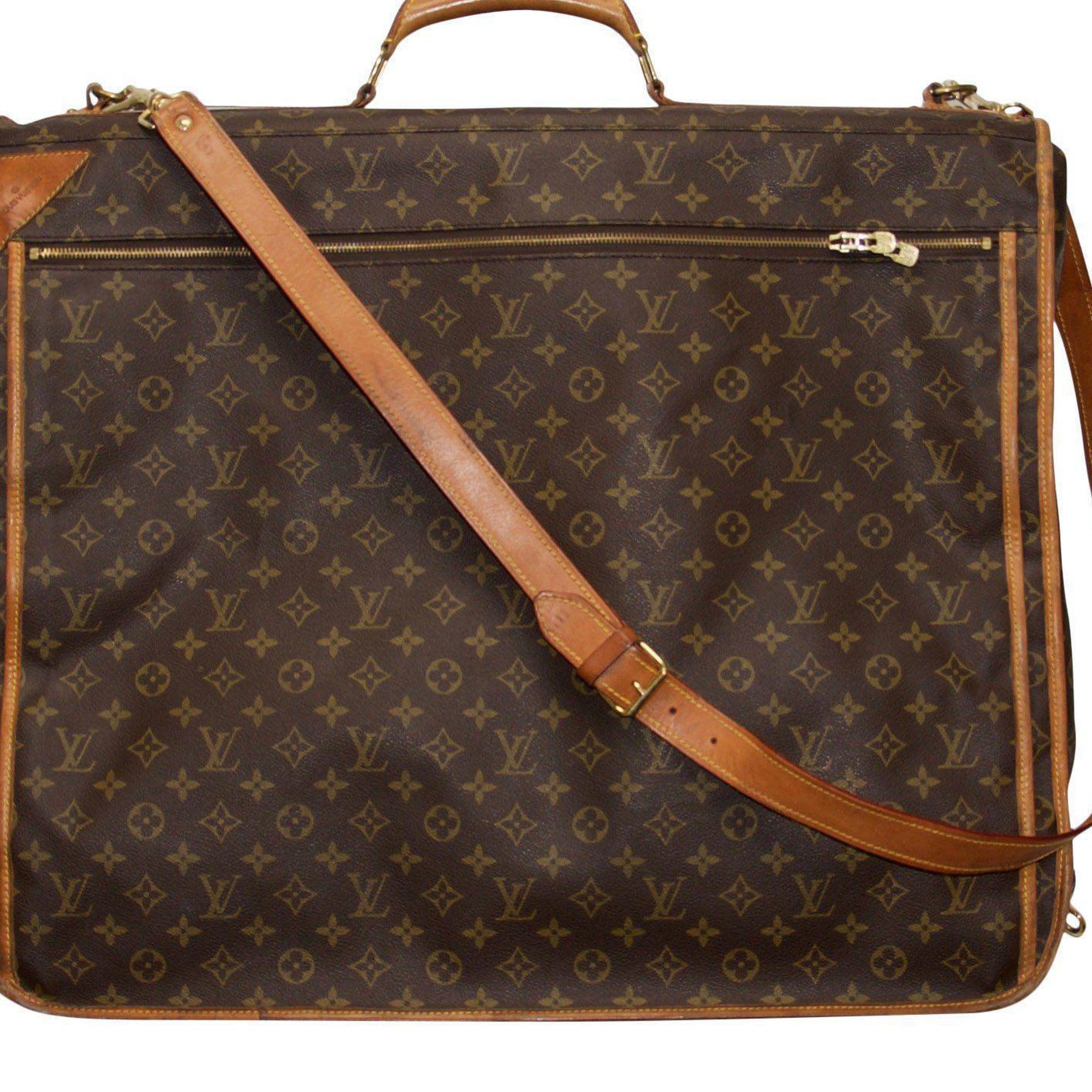 Louis Vuitton Monogram Bandouliere Portable Garment Bag