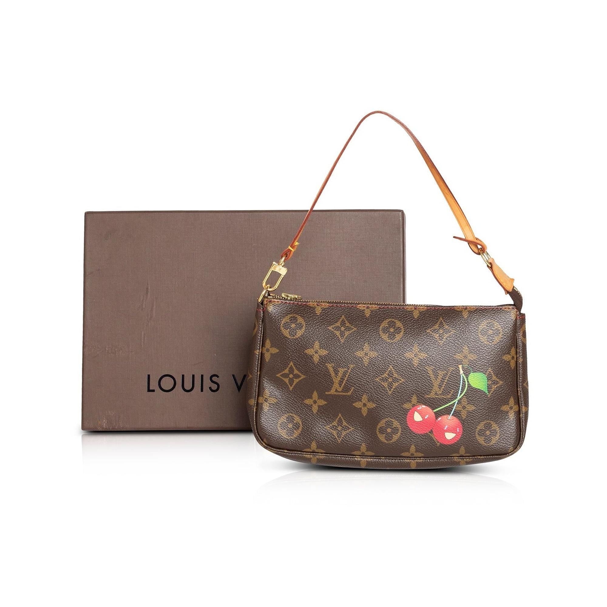 Louis Vuitton Monogram Cerises Pochette Accessoires w/ Box