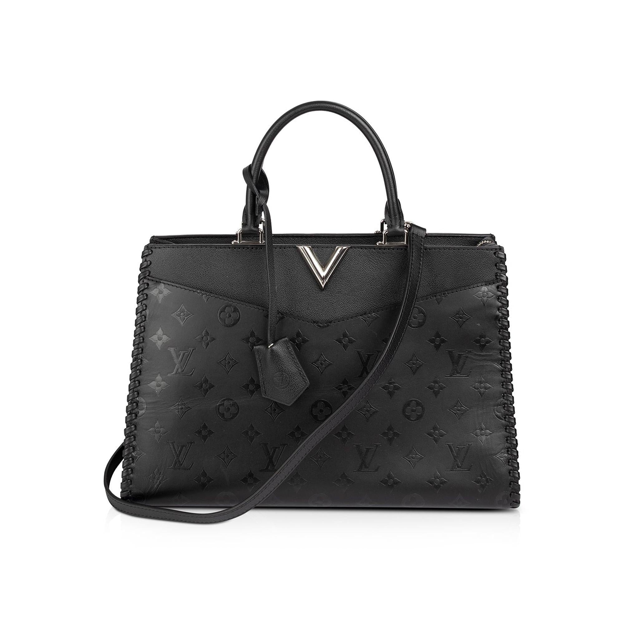 Louis Vuitton Monogram Cuir Plume Very Zipped Tote