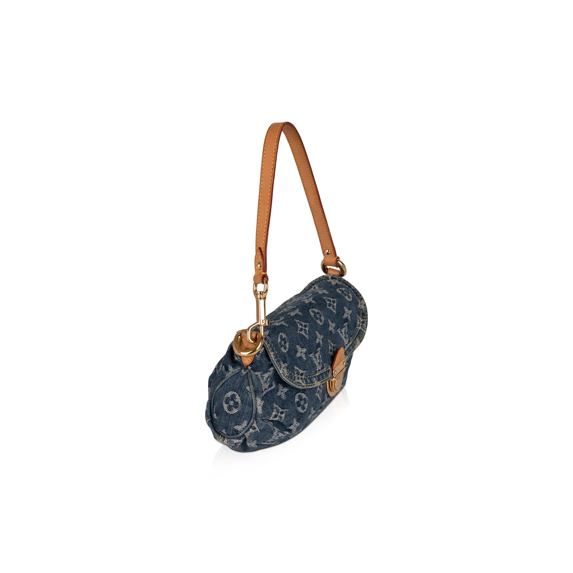 Louis Vuitton Monogram Denim Mini Pleaty Bag