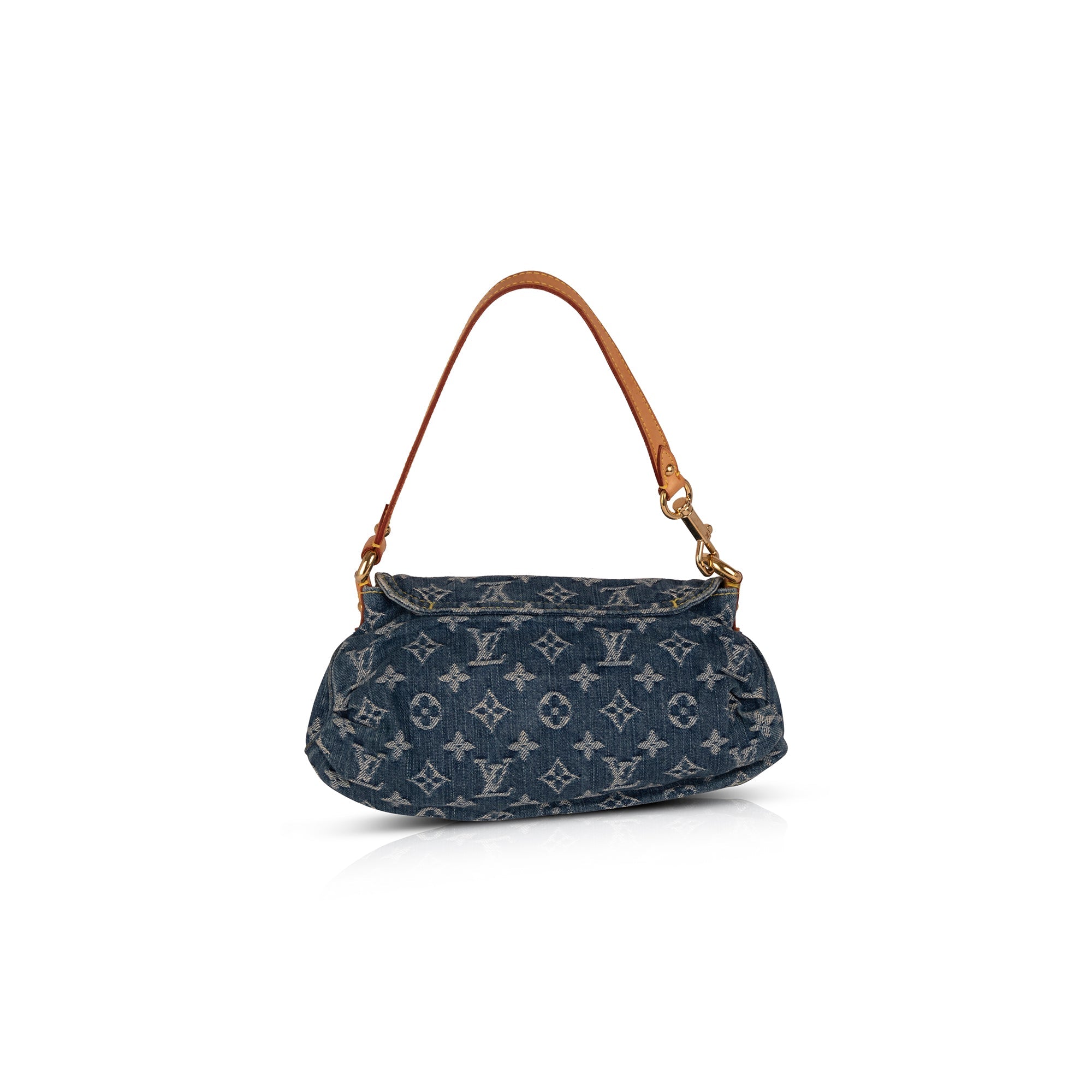 Louis Vuitton Monogram Denim Mini Pleaty Bag