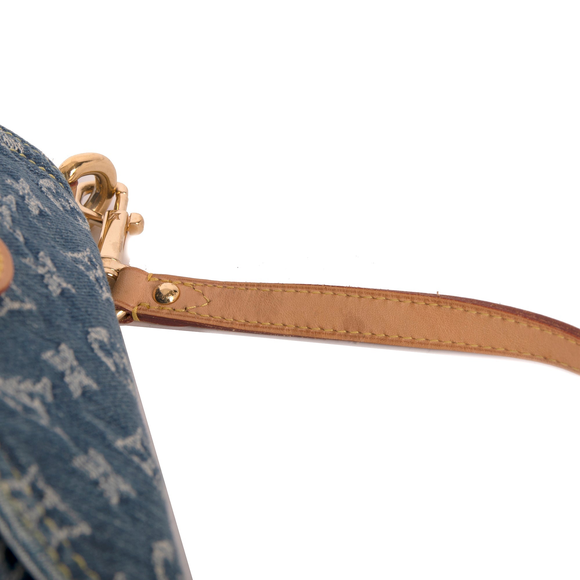 Louis Vuitton Monogram Denim Mini Pleaty Bag