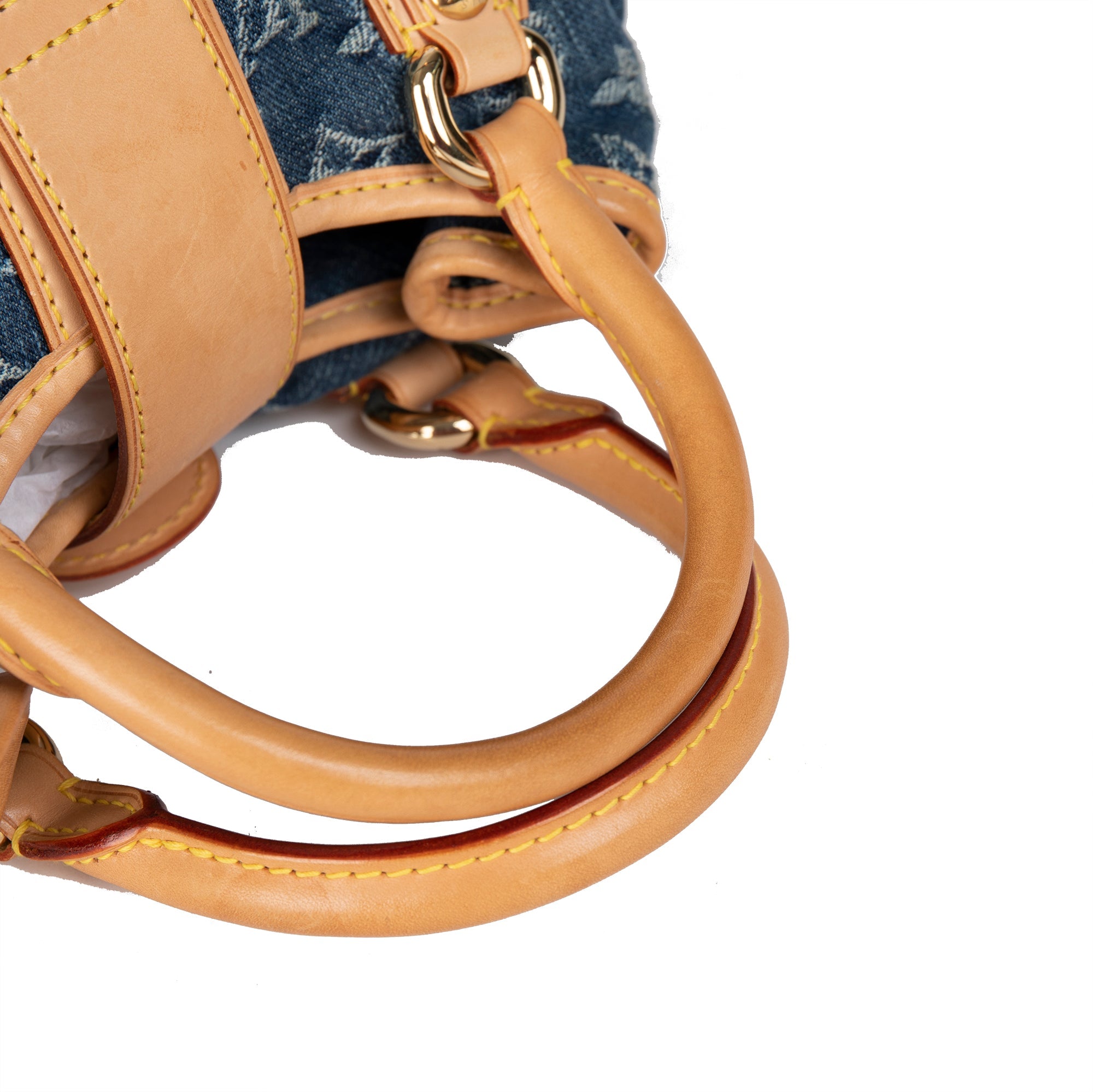 Louis Vuitton Monogram Denim Small Pleaty Bag