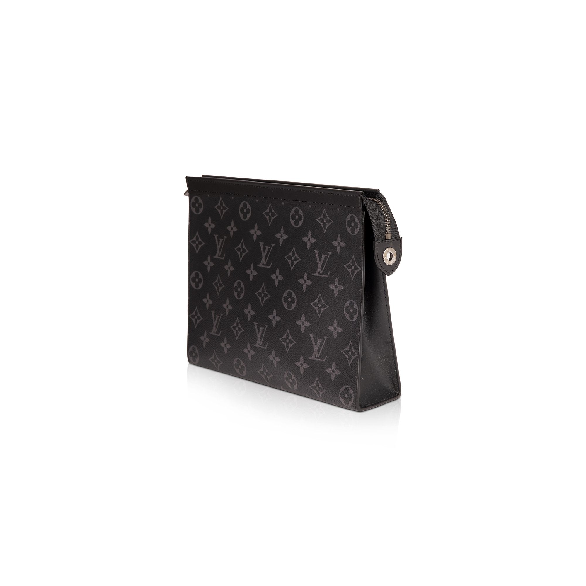 Louis Vuitton Monogram Eclipse Pochette Voyage MM w/ Receipt
