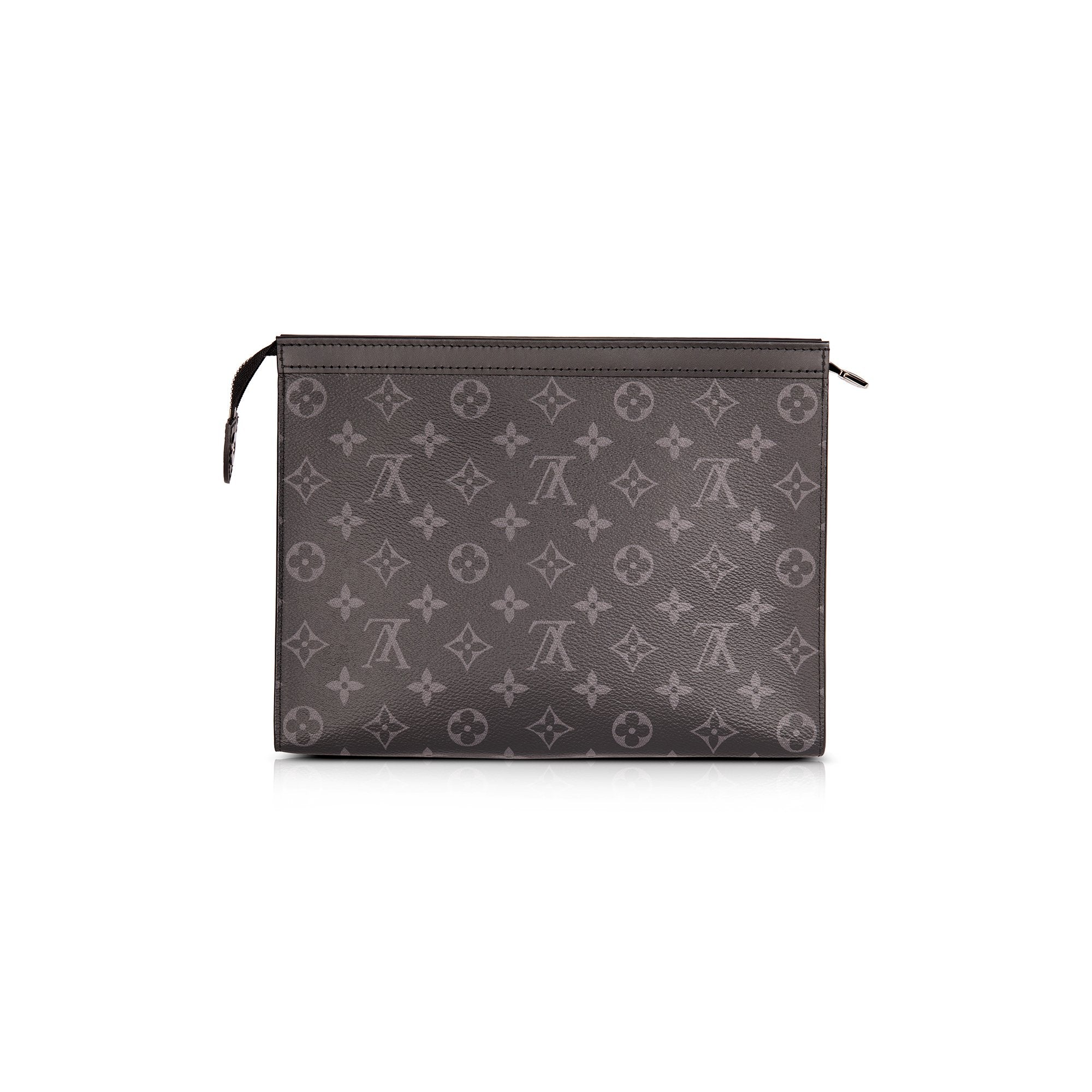 Louis Vuitton Monogram Eclipse Pochette Voyage MM w/ Receipt