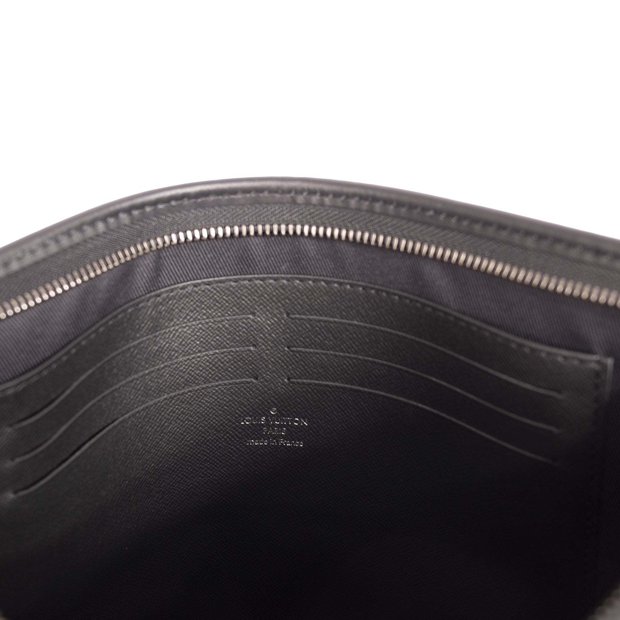 Louis Vuitton Monogram Eclipse Pochette Voyage MM w/ Receipt