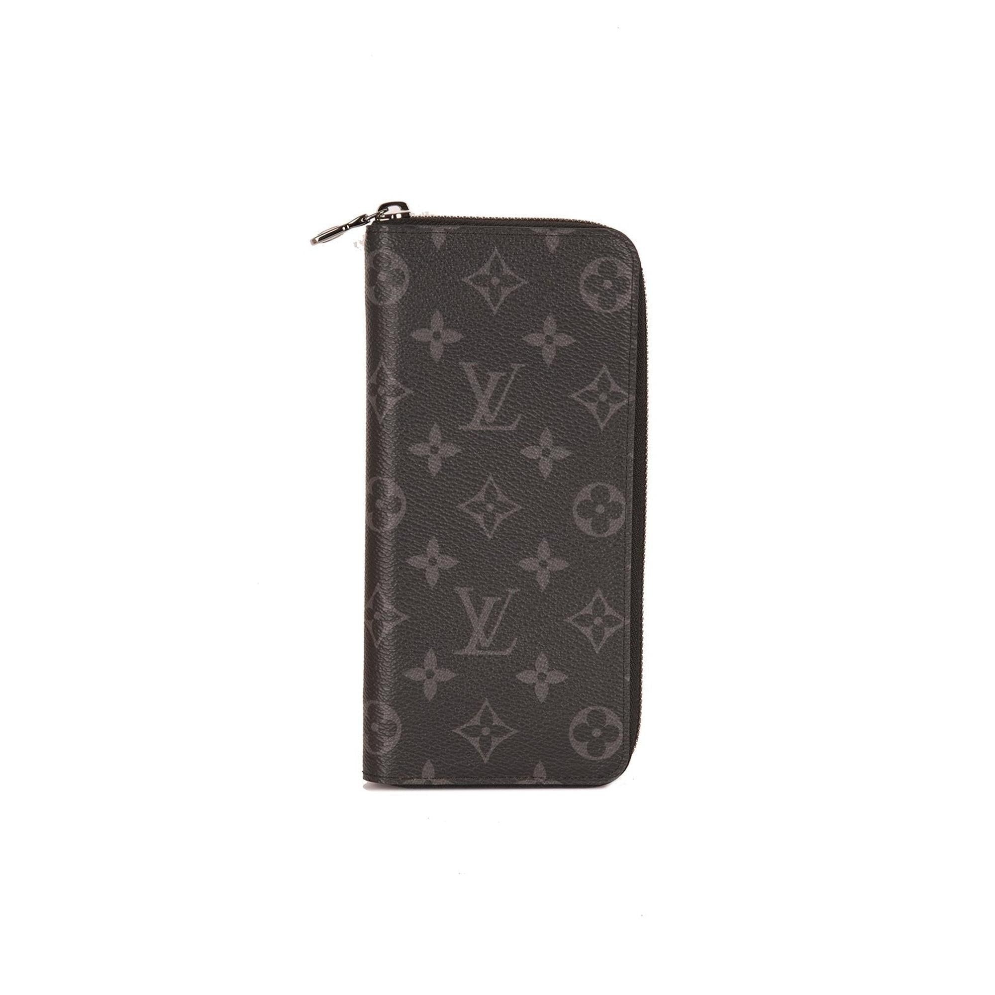 Louis Vuitton Monogram Eclipse Zippy Wallet Vertical w/ Box