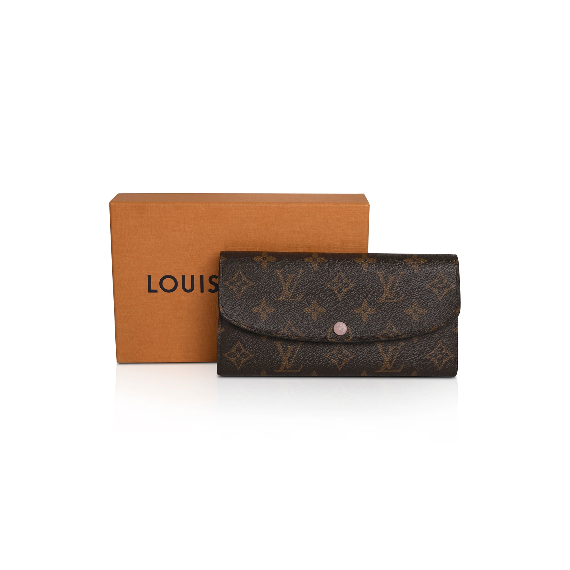Louis Vuitton Monogram Emilie Wallet w/ Box
