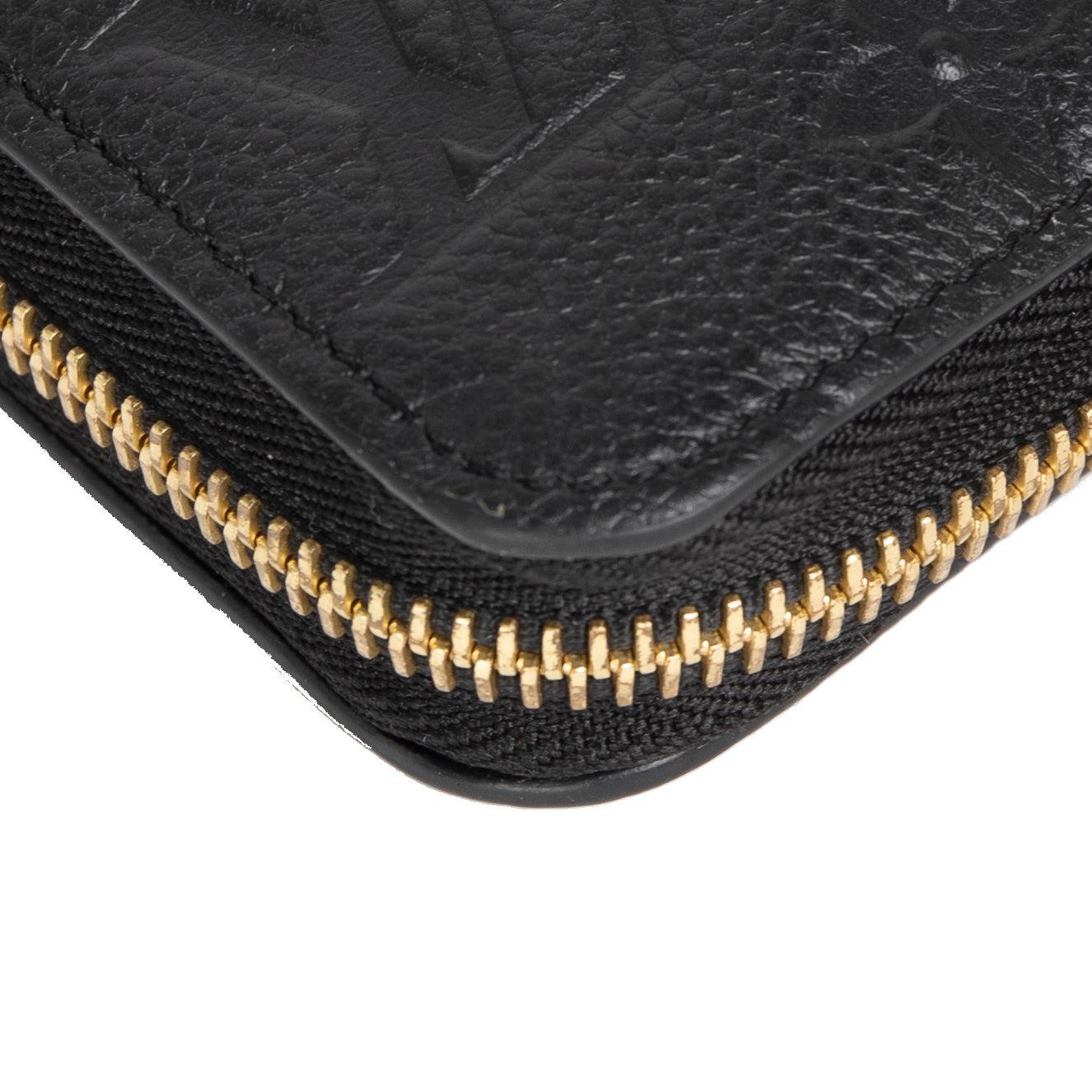 Louis Vuitton Monogram Empreinte Leather Zippy Wallet w/ Box