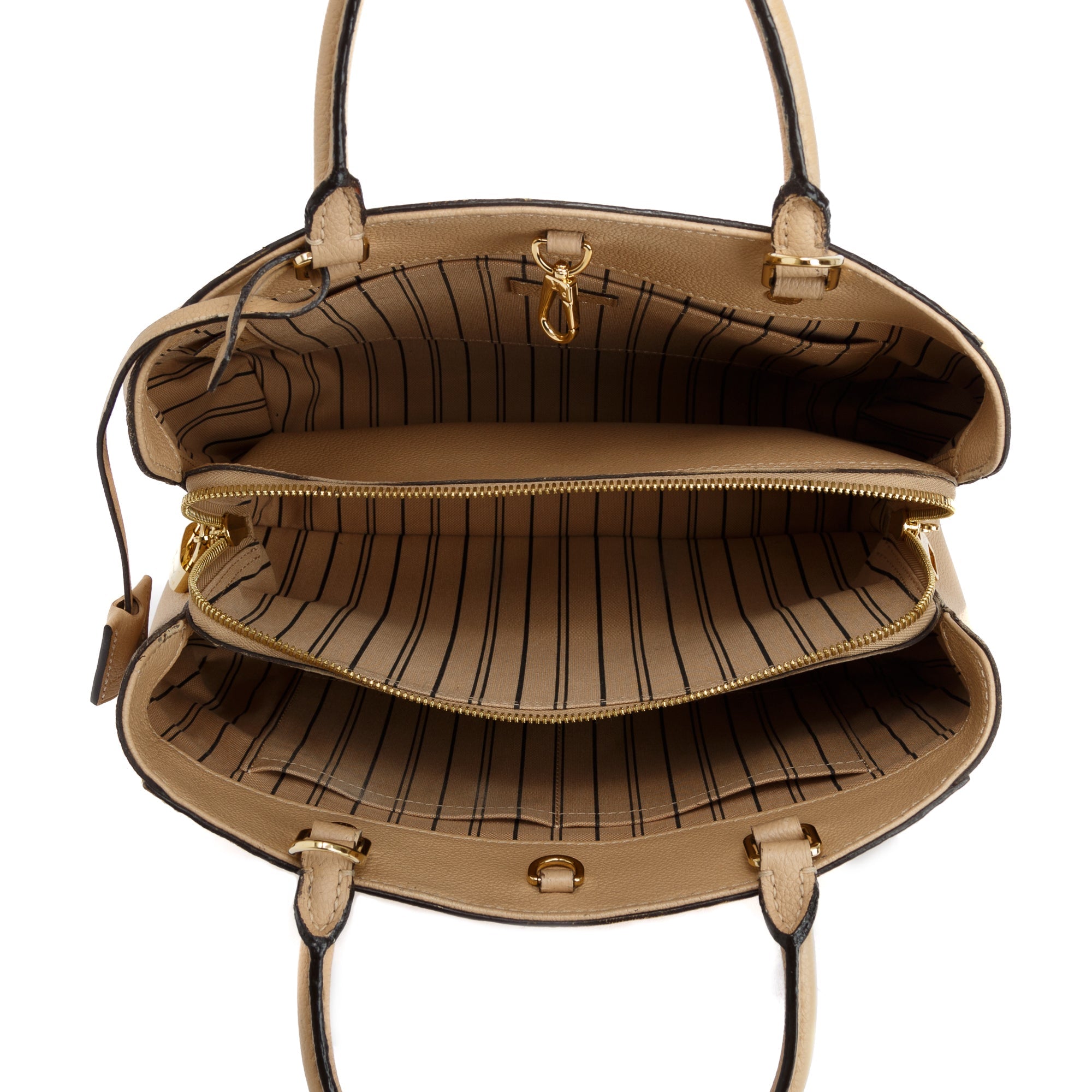 Louis Vuitton Monogram Empreinte Montaigne MM w/ Strap & Box