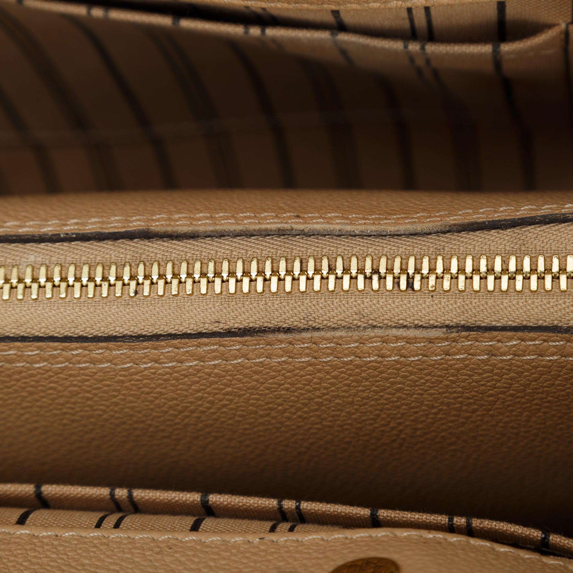 Louis Vuitton Monogram Empreinte Montaigne MM w/ Strap & Box