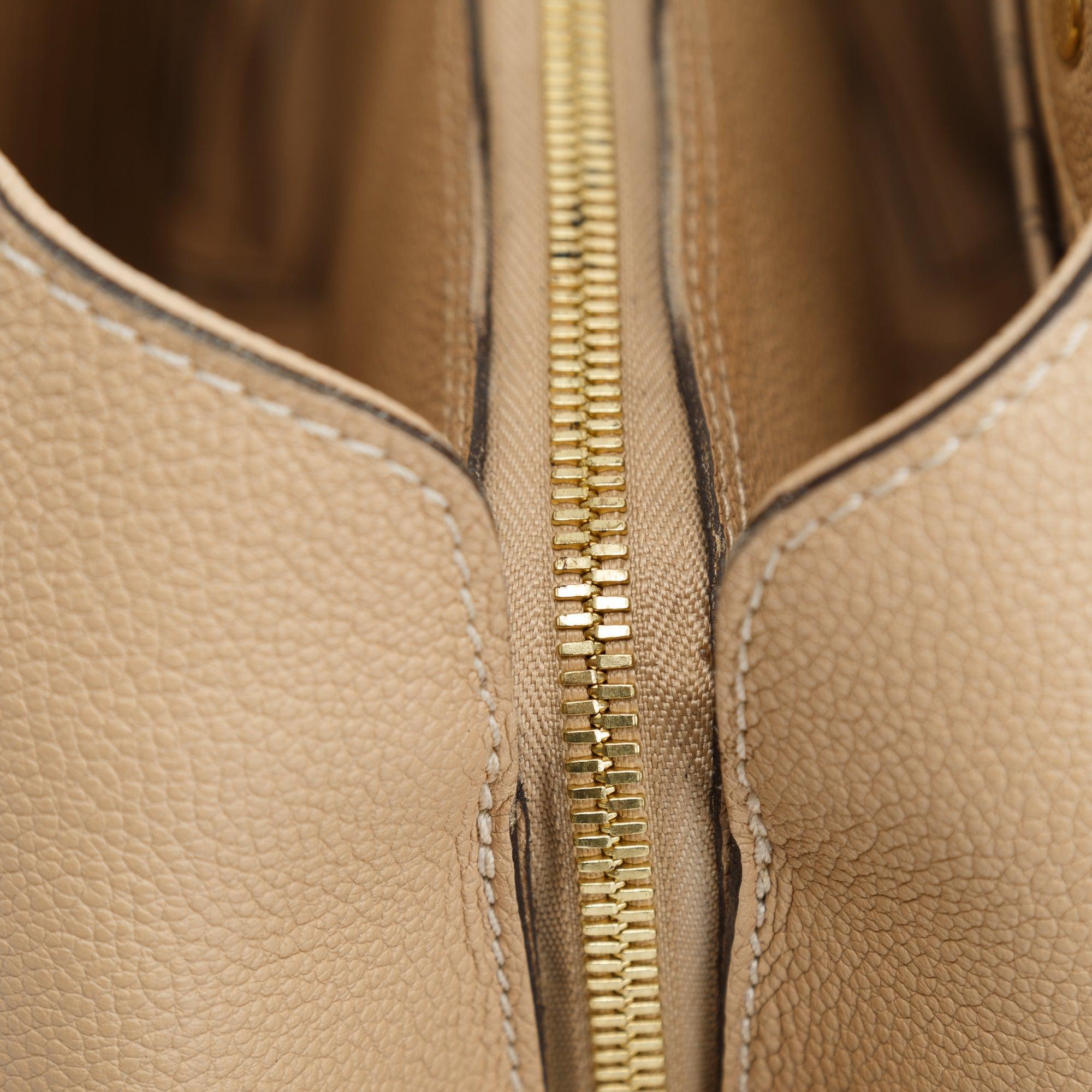 Louis Vuitton Monogram Empreinte Montaigne MM w/ Strap & Box