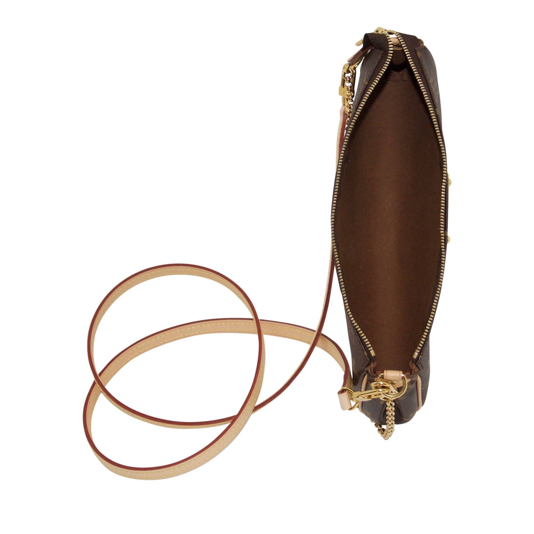 Louis Vuitton Monogram Eva Clutch with Strap