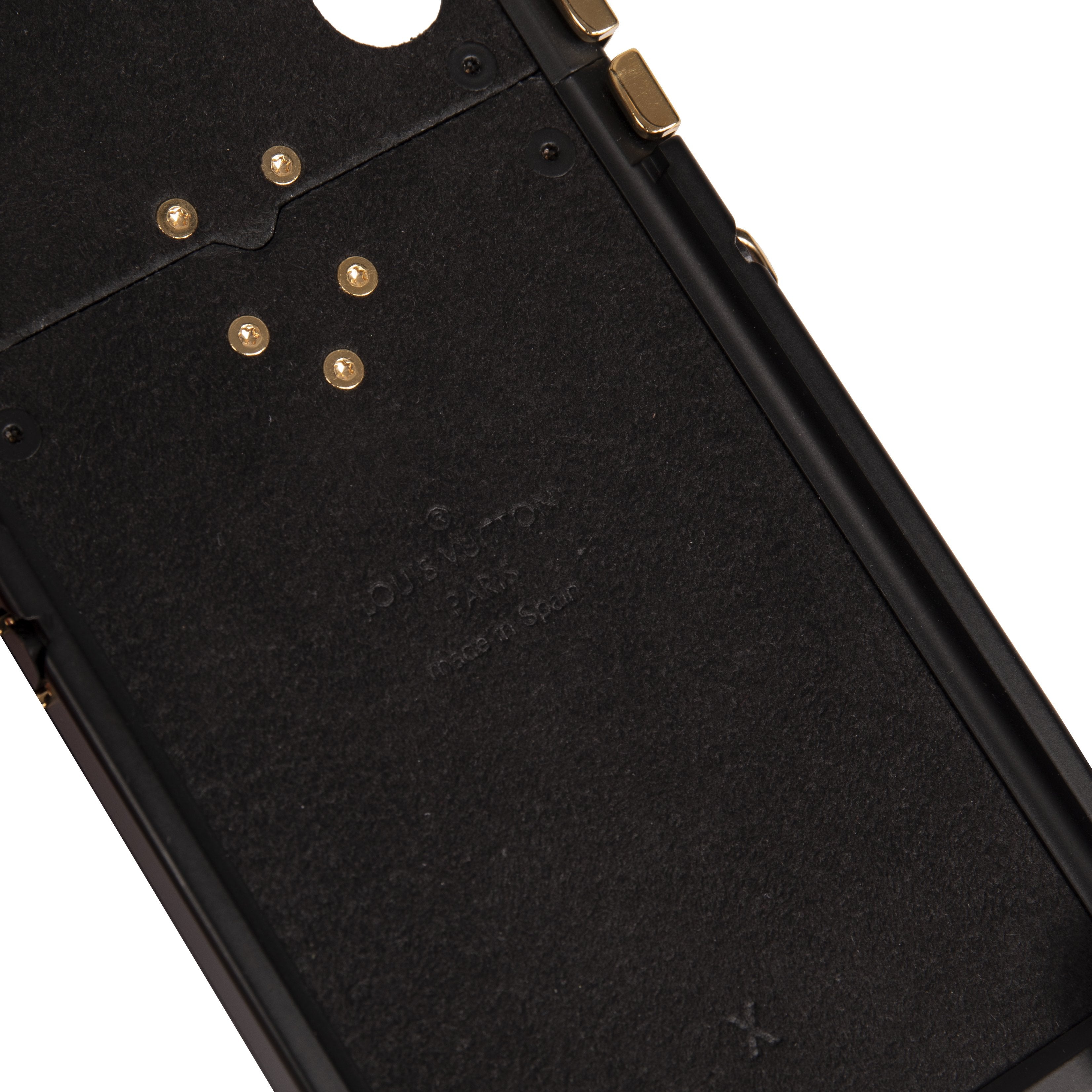 Louis Vuitton Monogram IPhone X 'Eye Trunk' Case w/ Strap