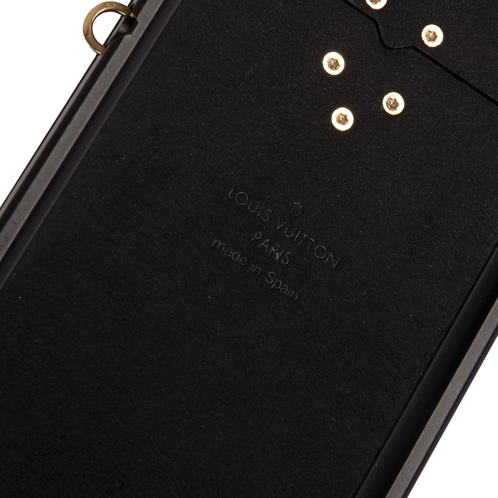 Louis Vuitton Monogram Eye Trunk Iphone X Case w/ Strap & Box