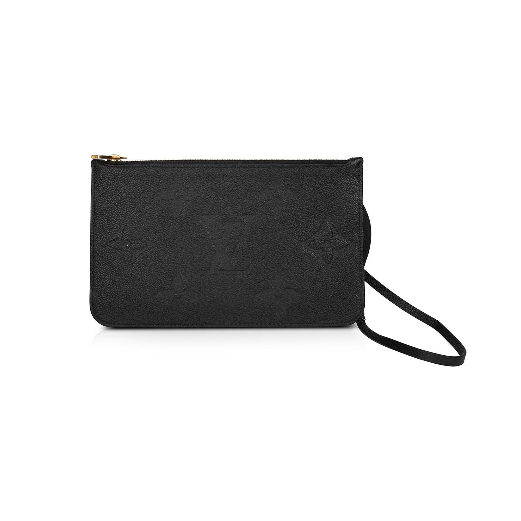 Louis Vuitton Monogram Giant Empreinte Leather Neverfull Pochette