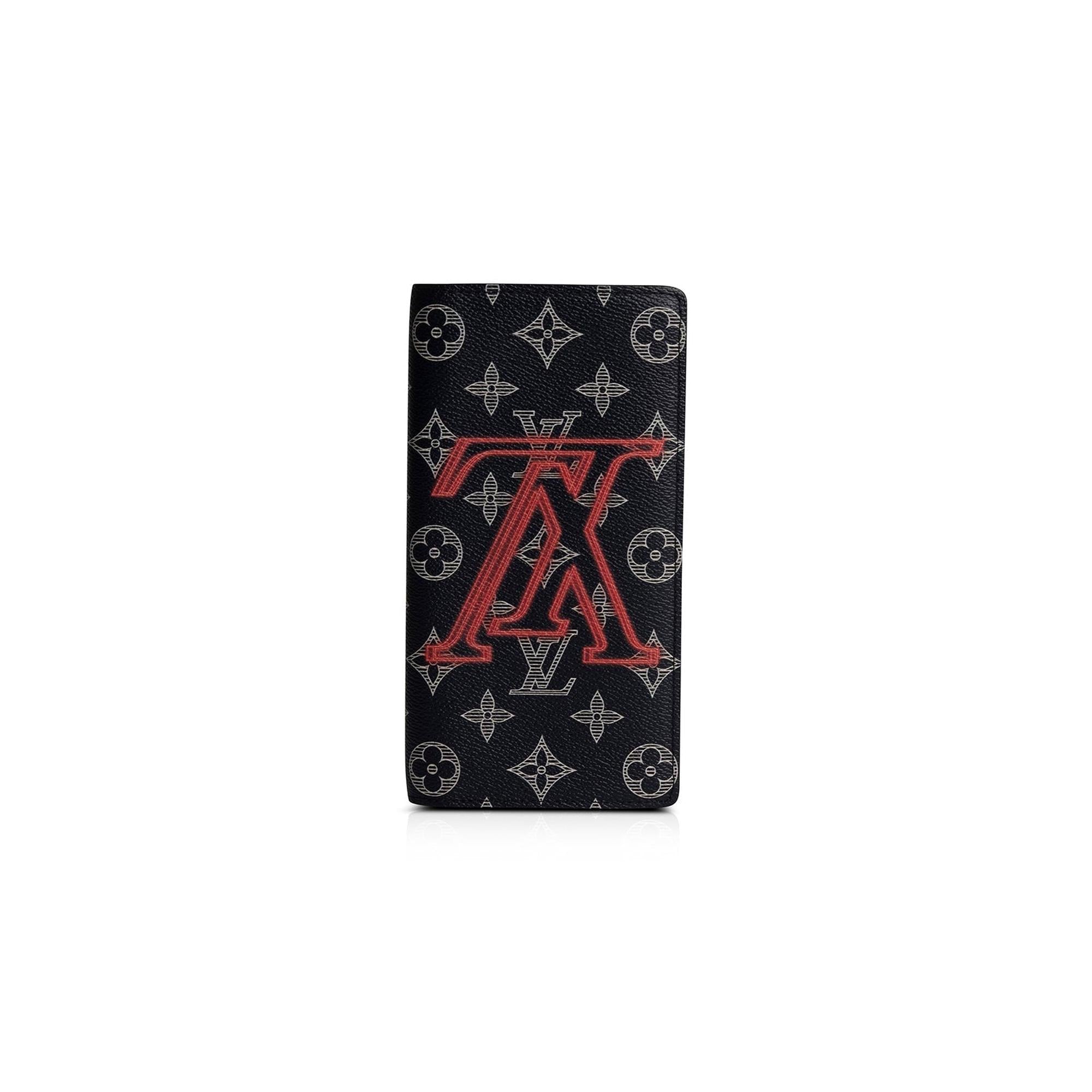 Louis Vuitton Monogram Ink Upside Down Brazza Wallet