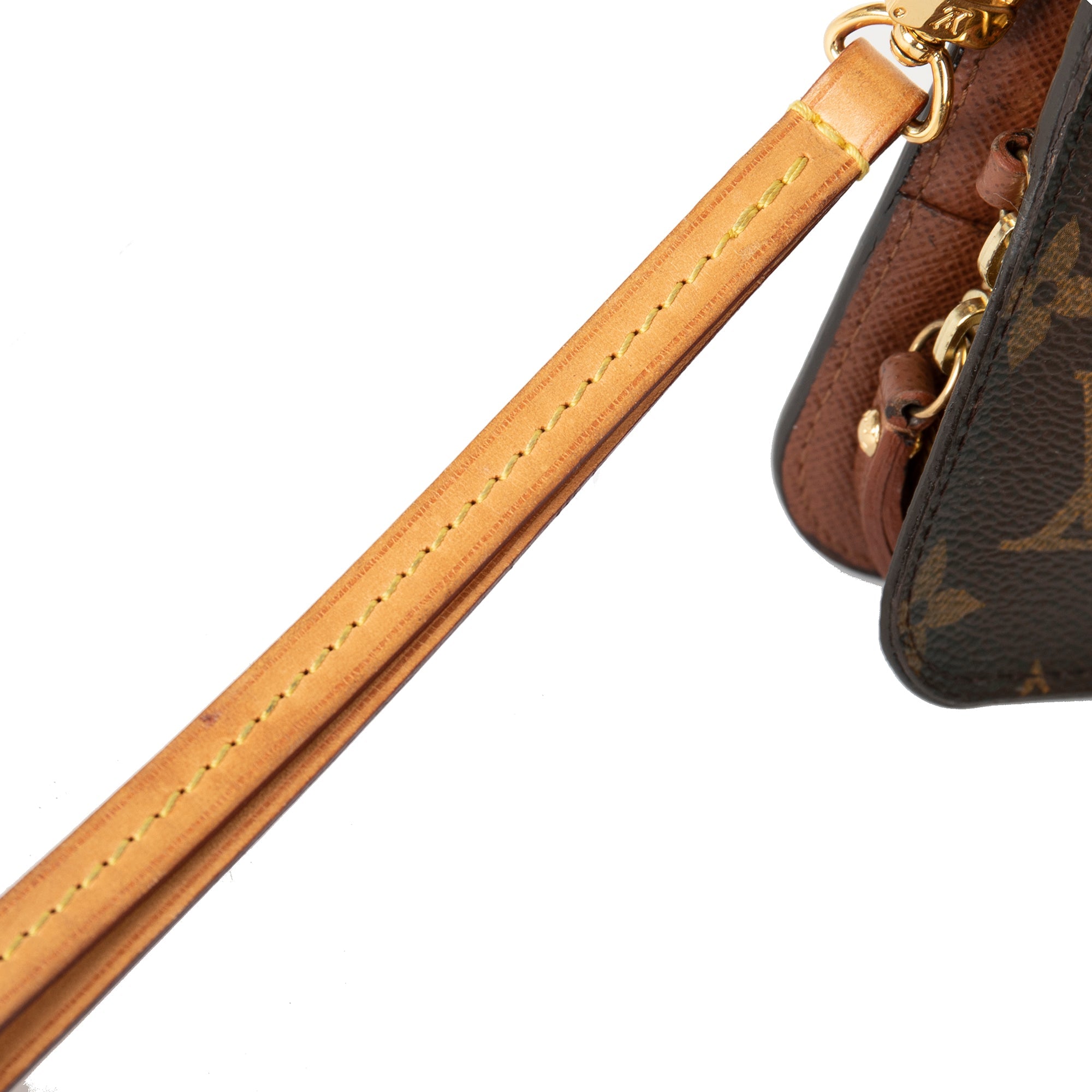 Louis Vuitton Monogram Insolite Wallet w/ Strap & Box