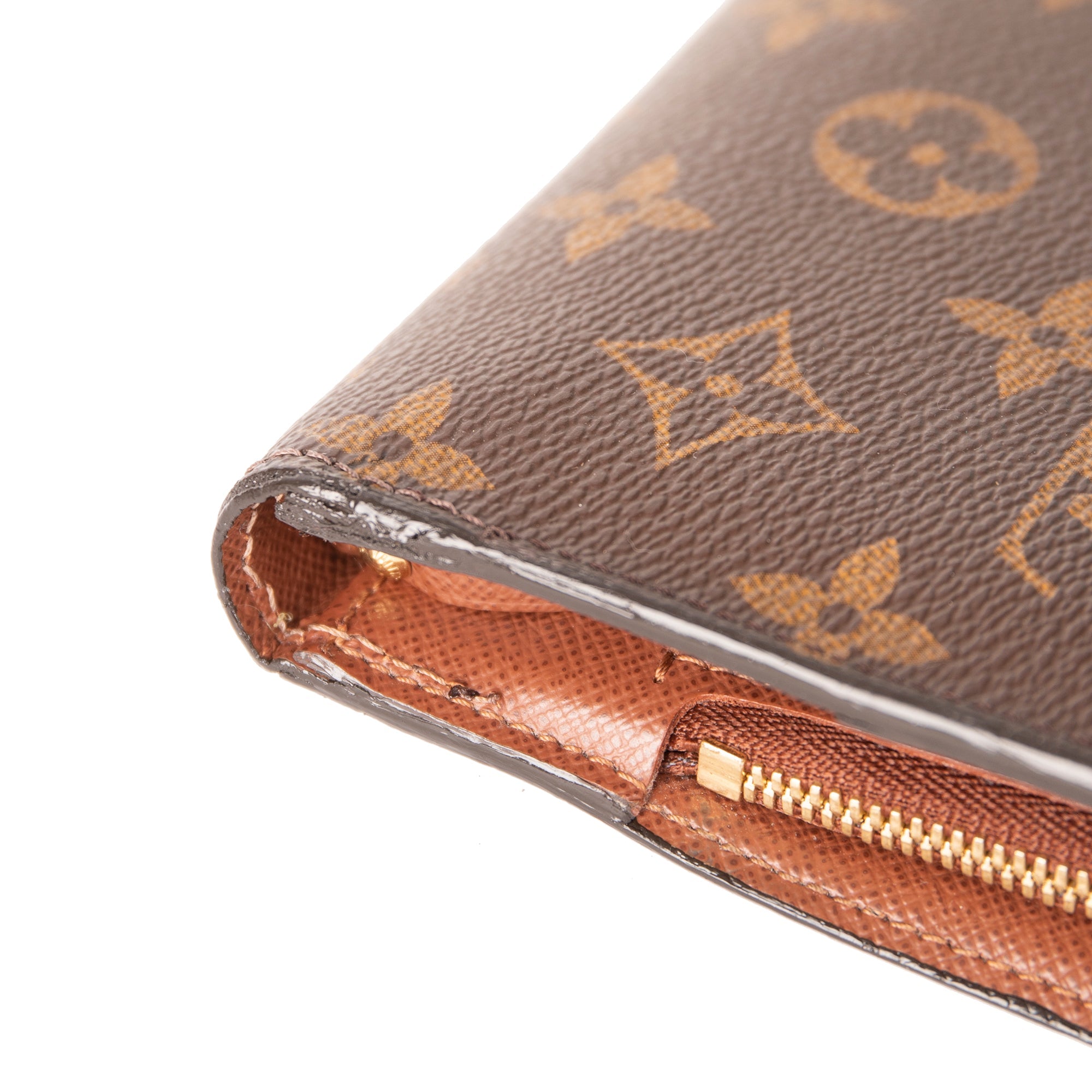 Louis Vuitton Monogram Insolite Wallet w/ Strap & Box