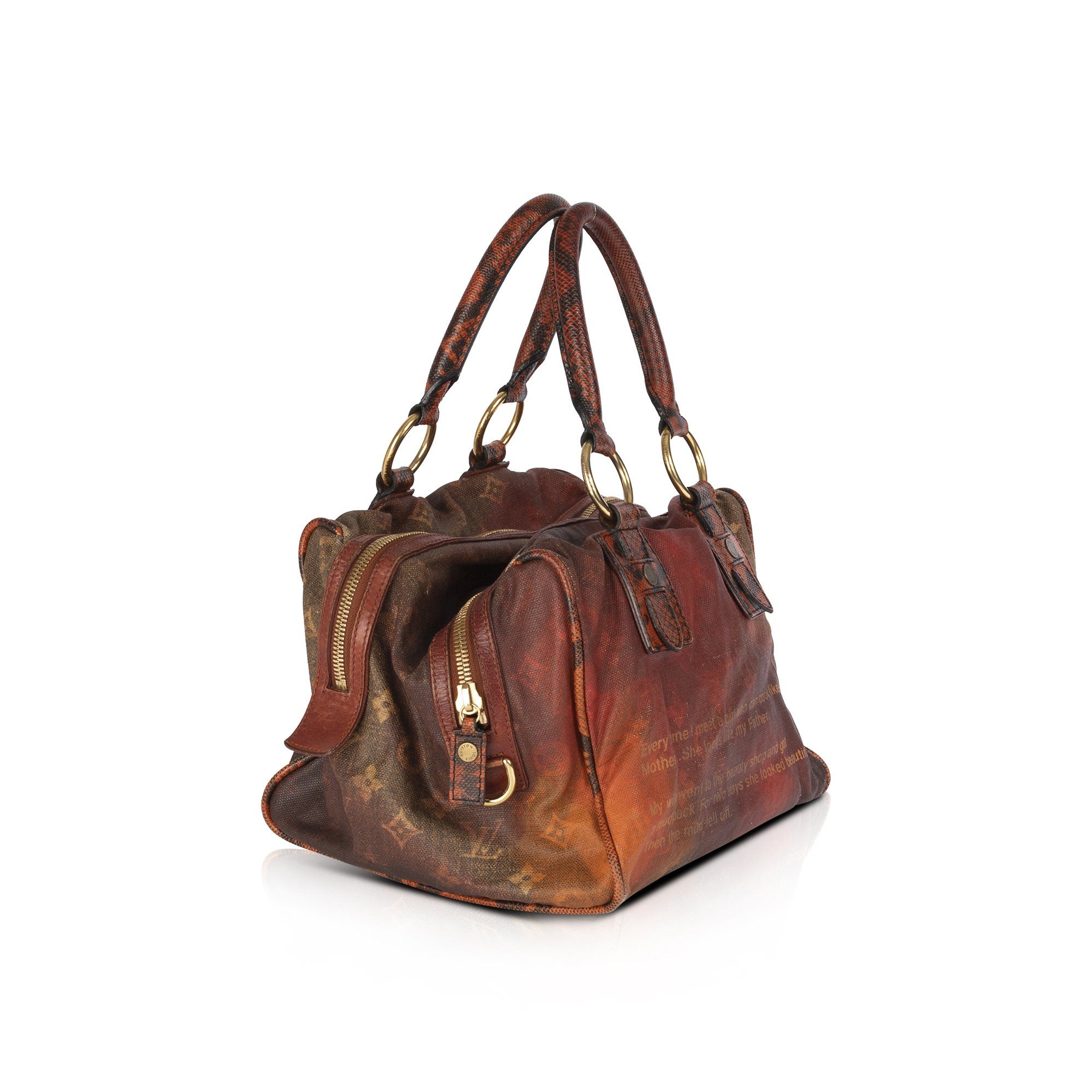 Louis Vuitton Monogram Karung-Trimmed Mancrazy Jokes Bag