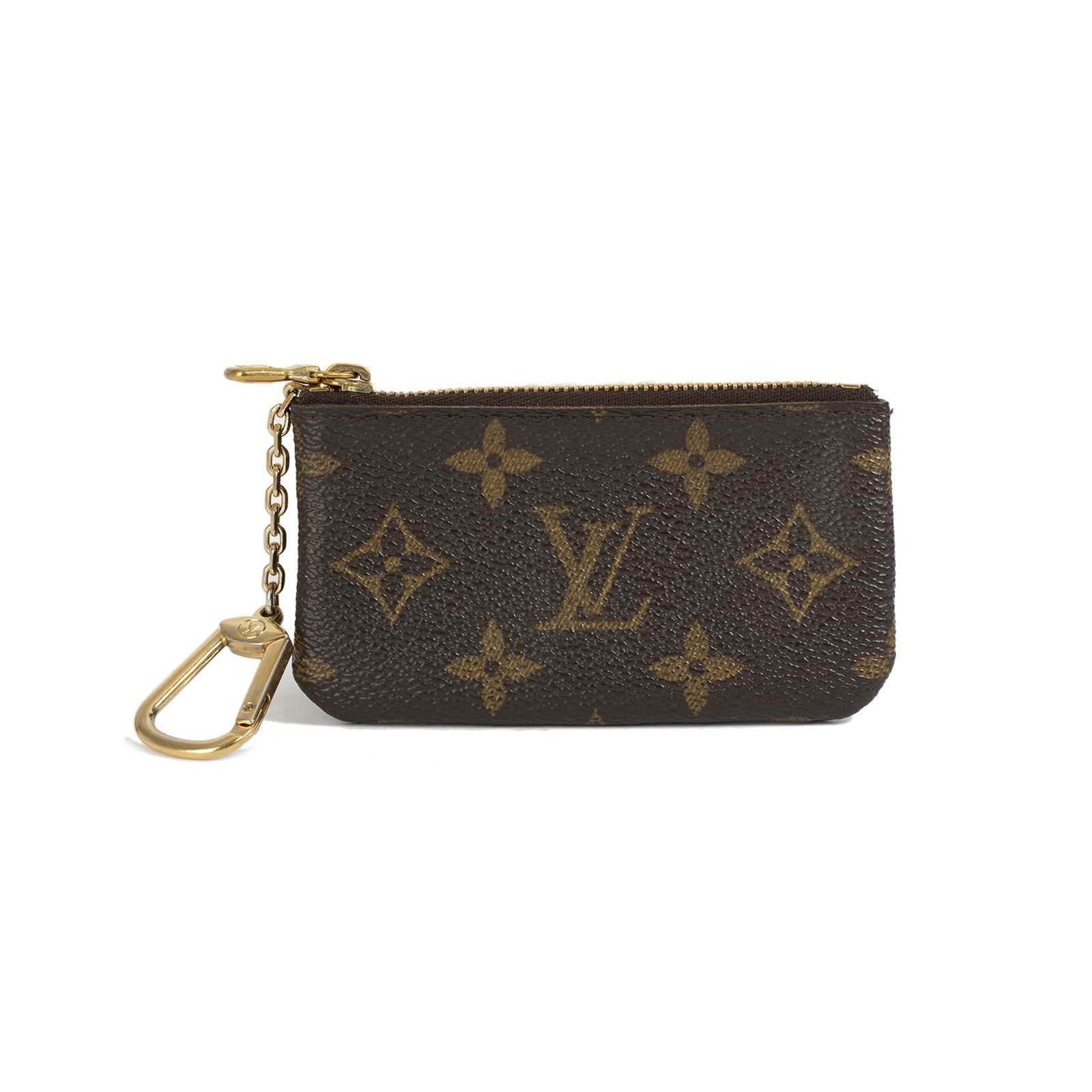 Louis Vuitton Brown Monogram Key Pouch