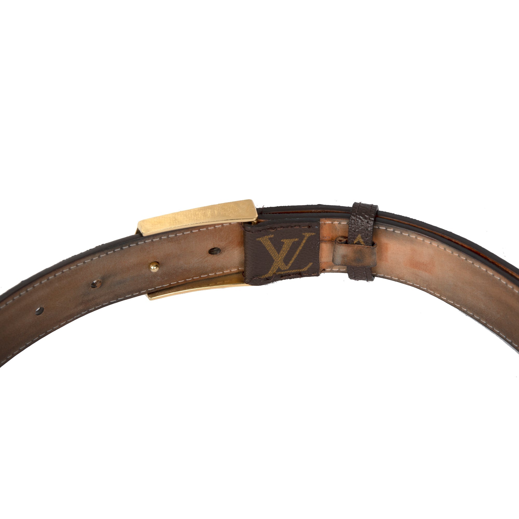 Louis Vuitton Monogram LV Cut 35 MM Belt