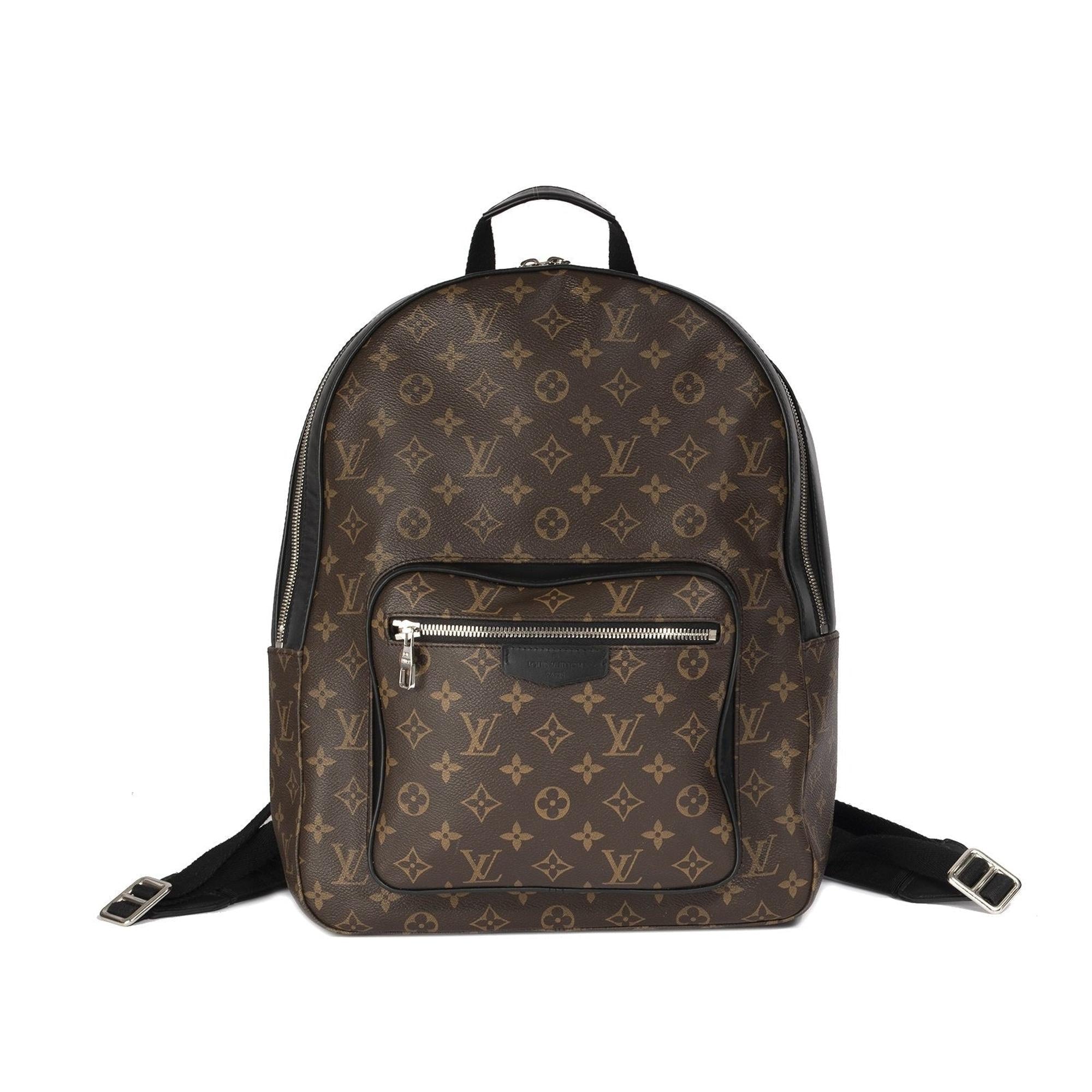 Louis Vuitton Monogram Macassar Josh Backpack w/ Box