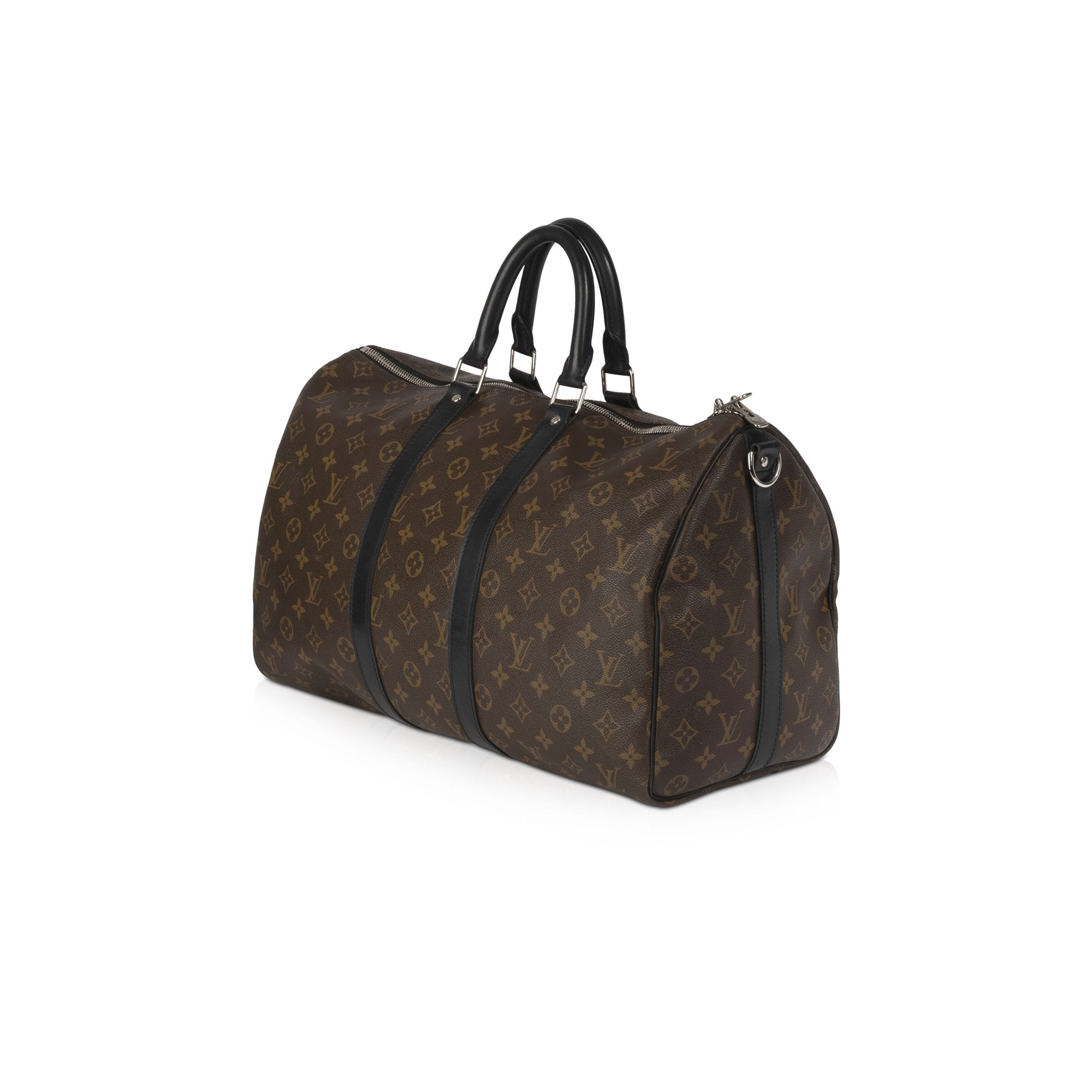 Louis Vuitton Monogram Macassar Keepall Bandouliere 45