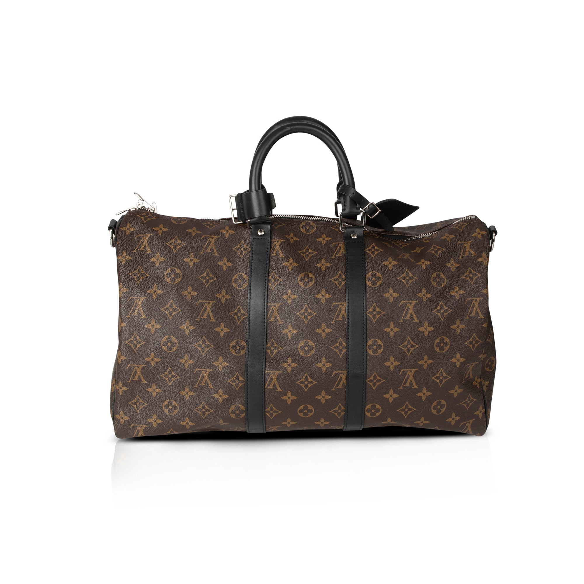 Louis Vuitton Monogram Macassar Keepall Bandouliere 45