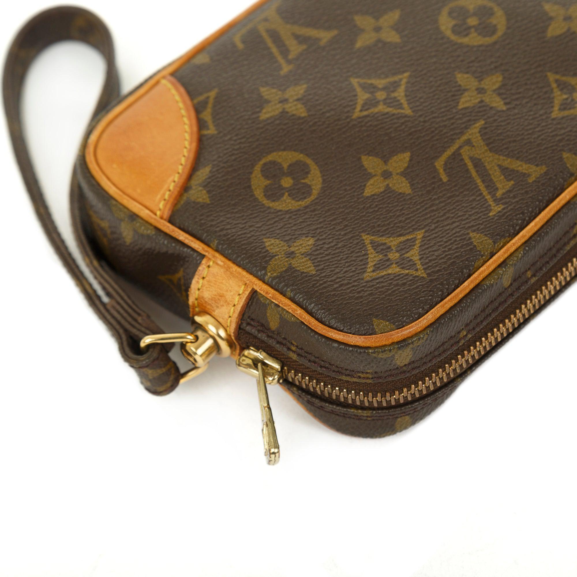 Louis Vuitton Monogram Marly Dragonne PM Clutch