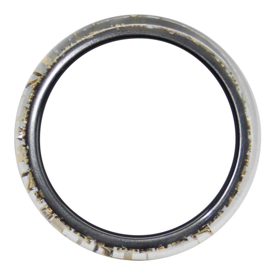 Louis Vuitton Monogram Narrow Inclusion Bangle Bracelet