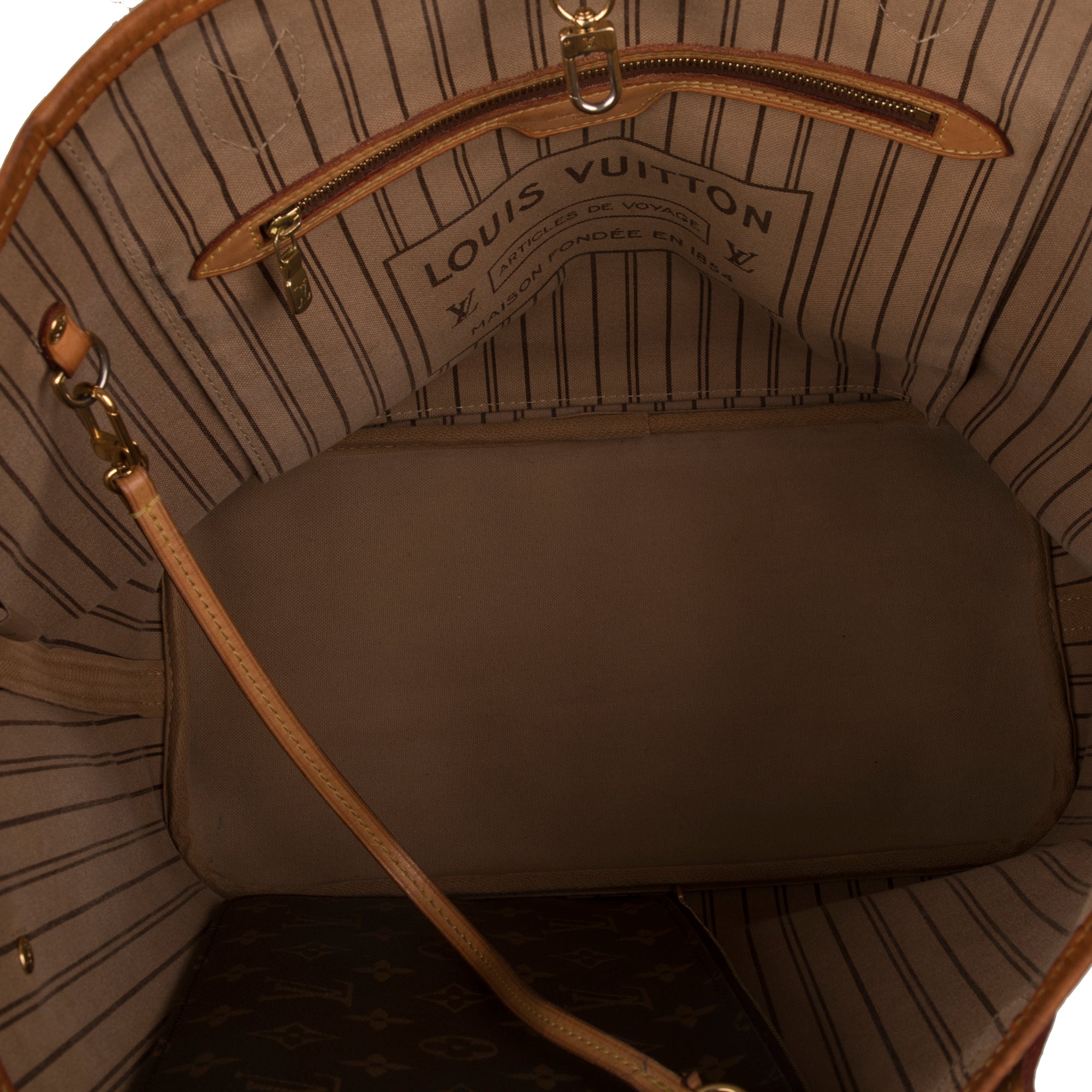 Louis Vuitton Monogram Neverfull MM w/ Pouch