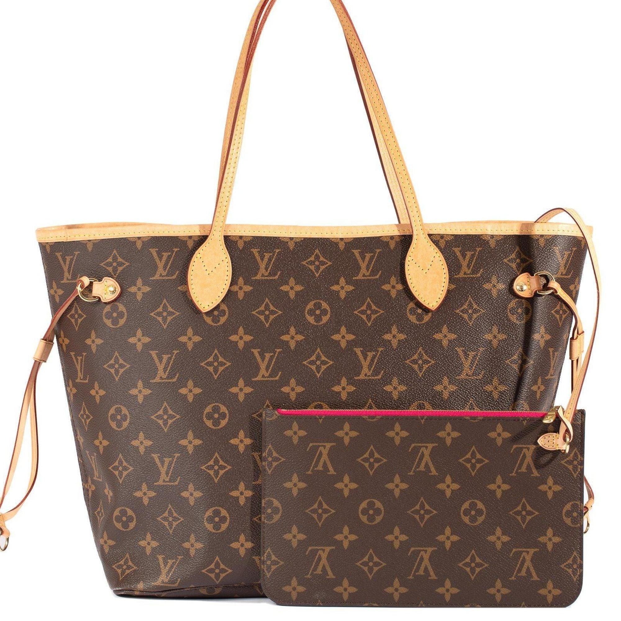 バッグ LOUIS VUITTON Monogram Neverfull MM Louis Vuitton Monogram Neverfull MM with Pouch – OLIVER'S