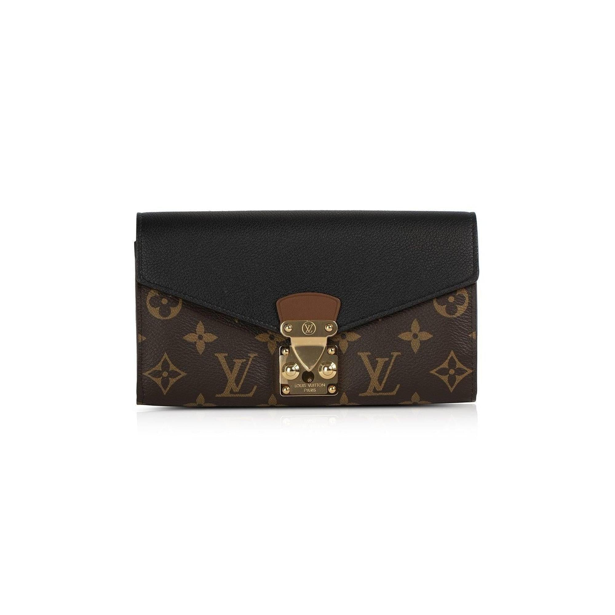 Louis Vuitton Monogram Pallas Wallet w/ Box & Receipt