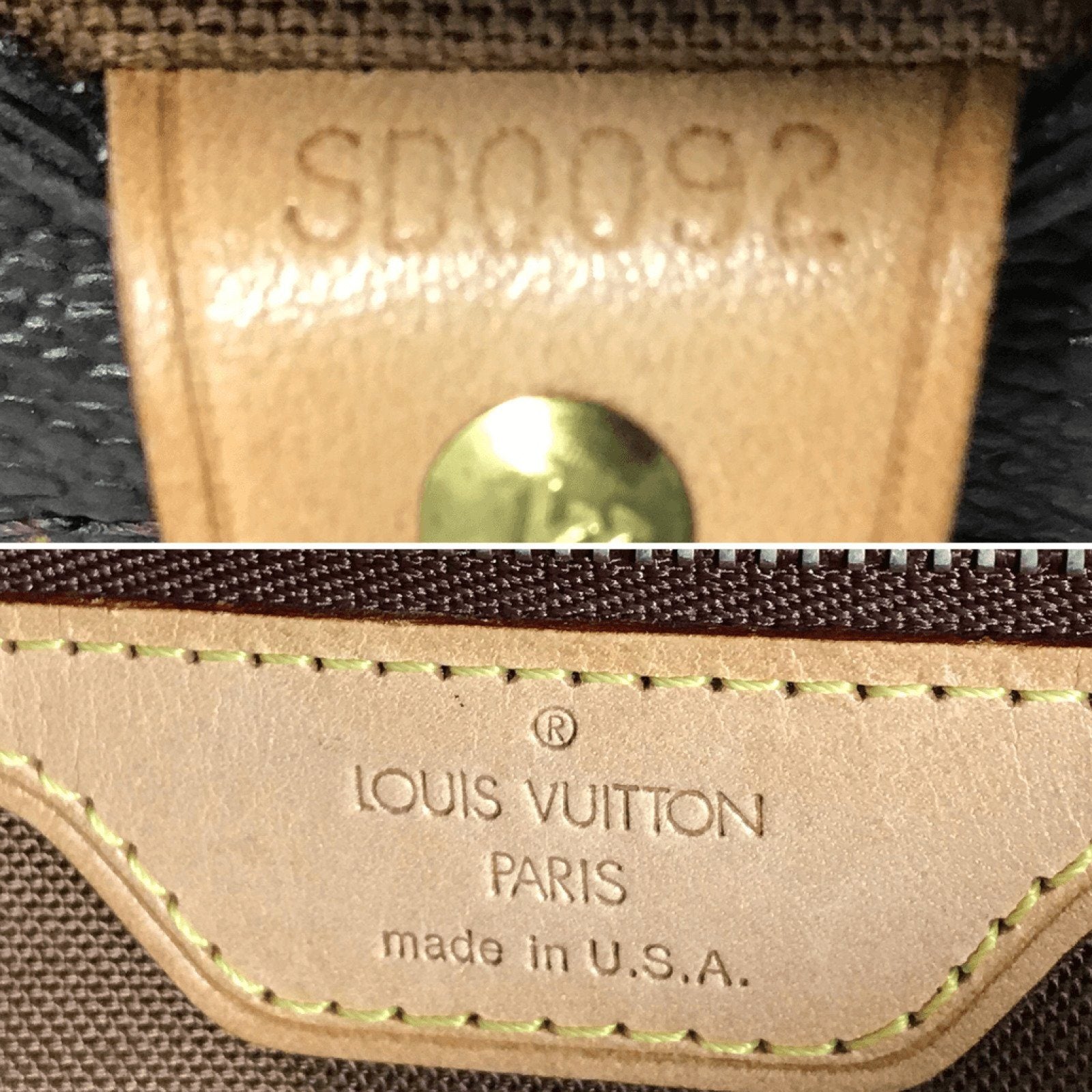 Louis Vuitton Monogram Piano Cabas Tote Bag