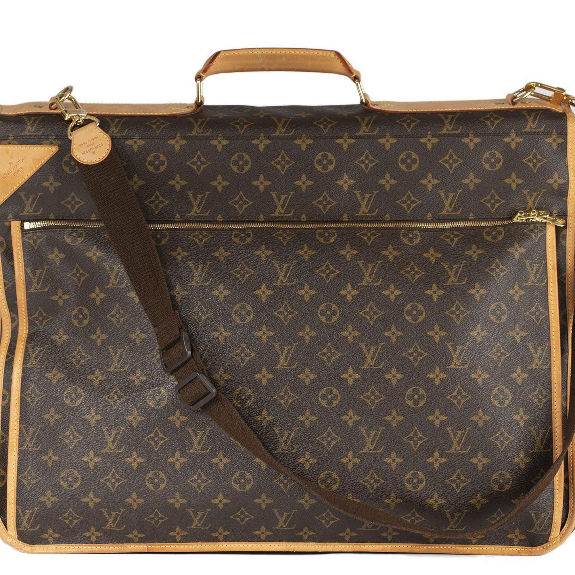 Louis Vuitton Monogram Portable Bandouliere Garment Bag
