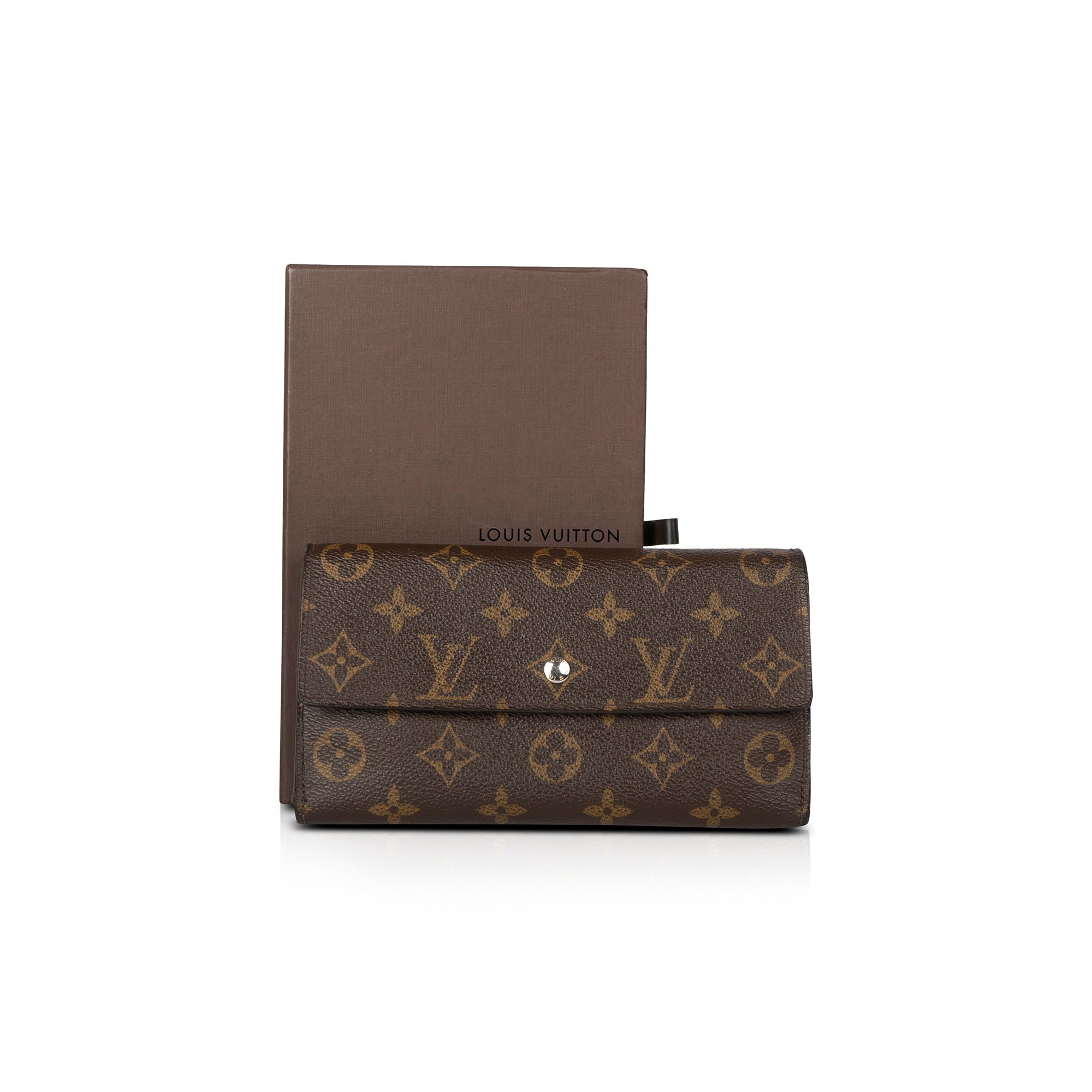 Louis Vuitton Monogram Porte Tresor International Wallet w/ Box
