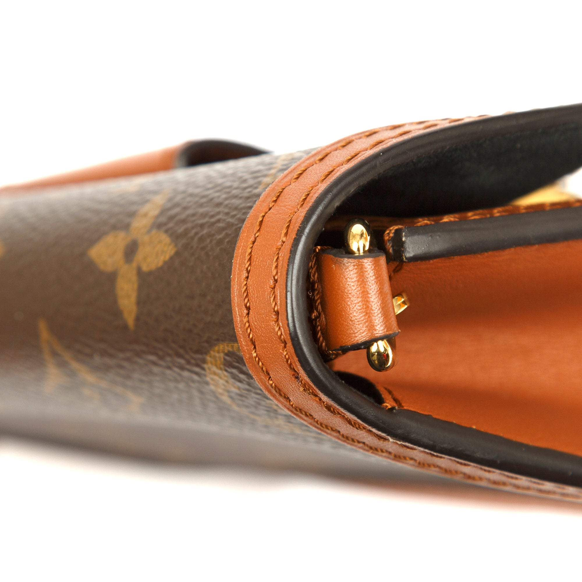 Louis Vuitton Monogram Reverse Dauphine Chain Wallet w/ Box