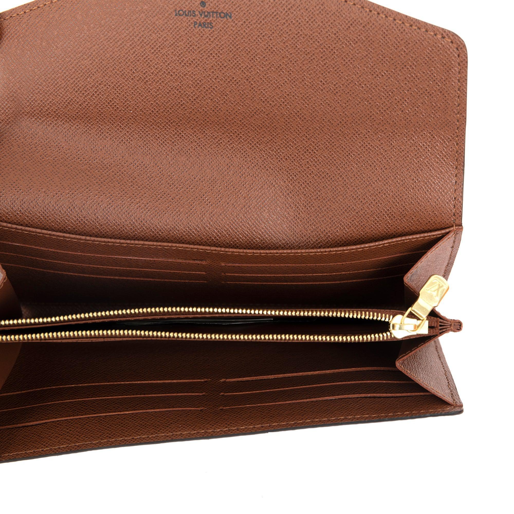 Louis Vuitton Monogram Sarah Wallet w/ Box