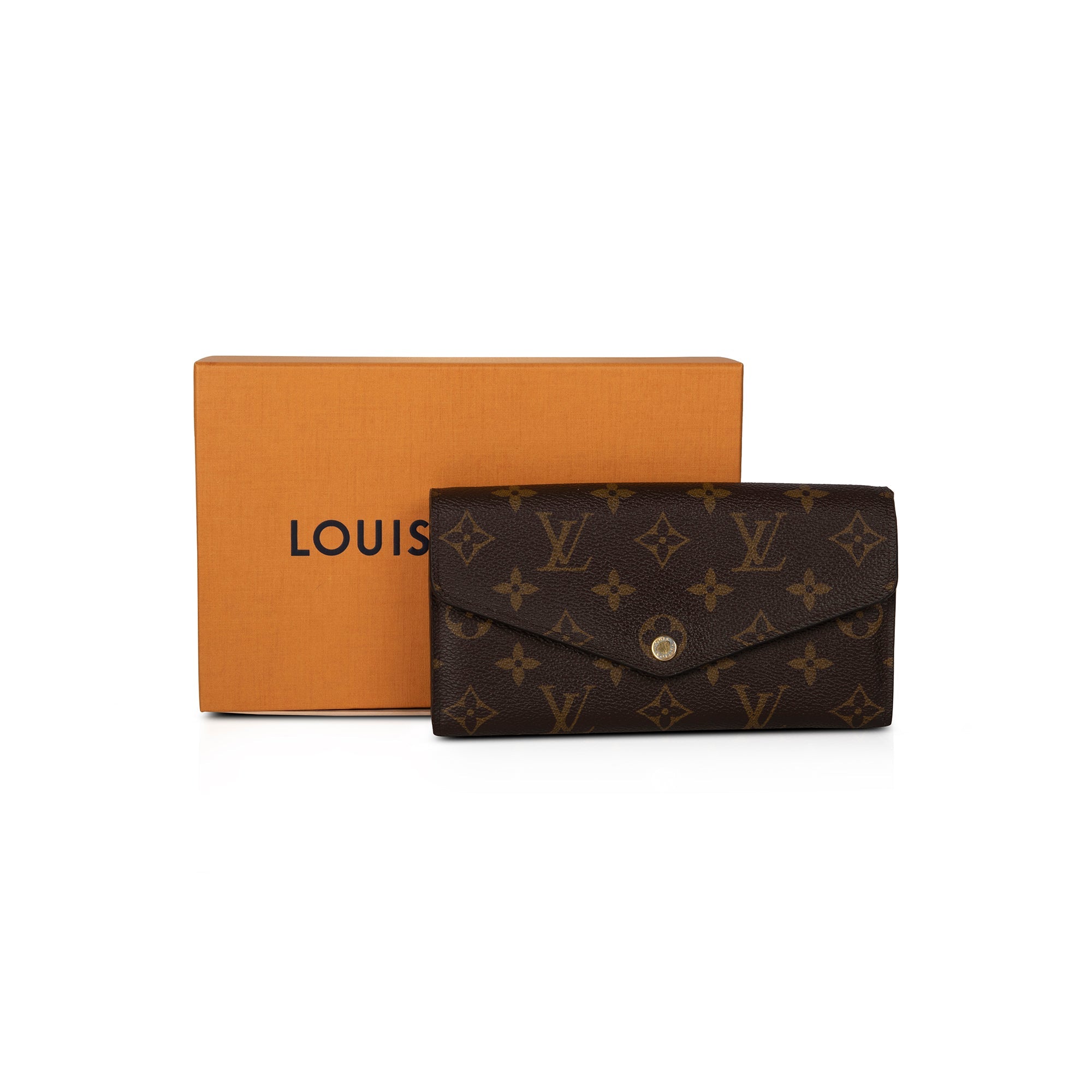 Louis Vuitton Monogram Sarah Wallet w/ Box