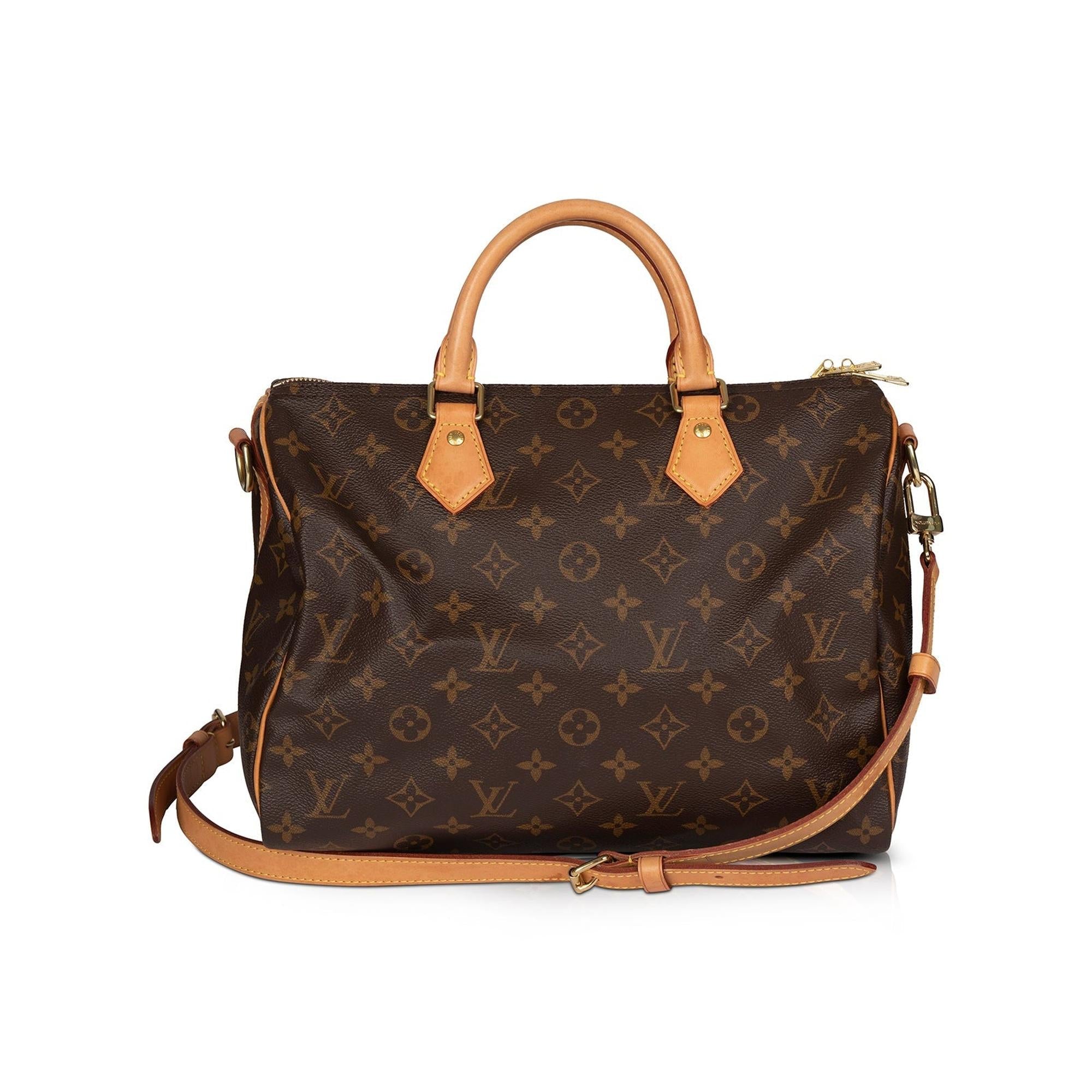 Louis Vuitton Monogram Speedy Bandouliere 30 w/ Receipt and Lock & Keys