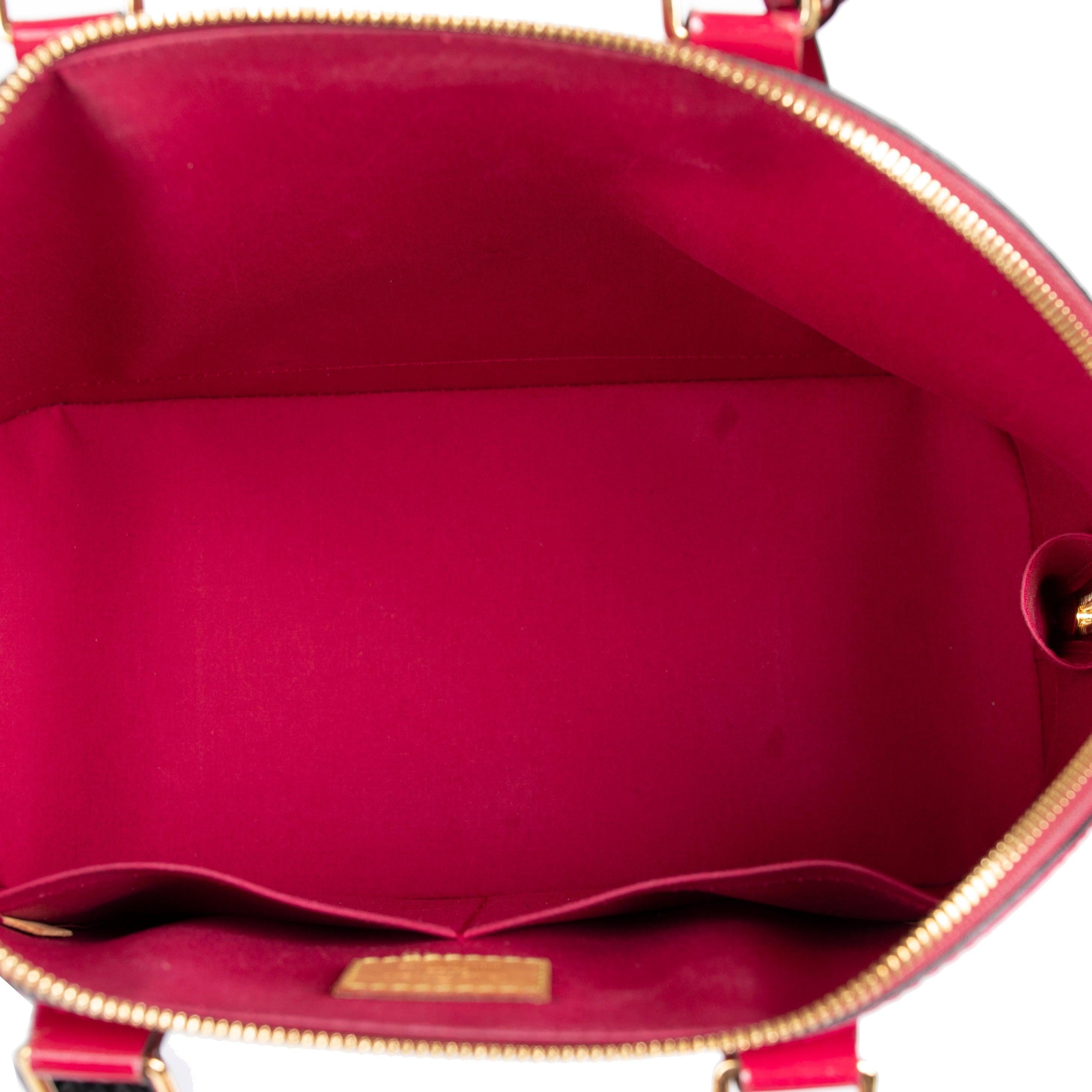 Louis Vuitton Monogram Vernis Alma MM w/ Strap