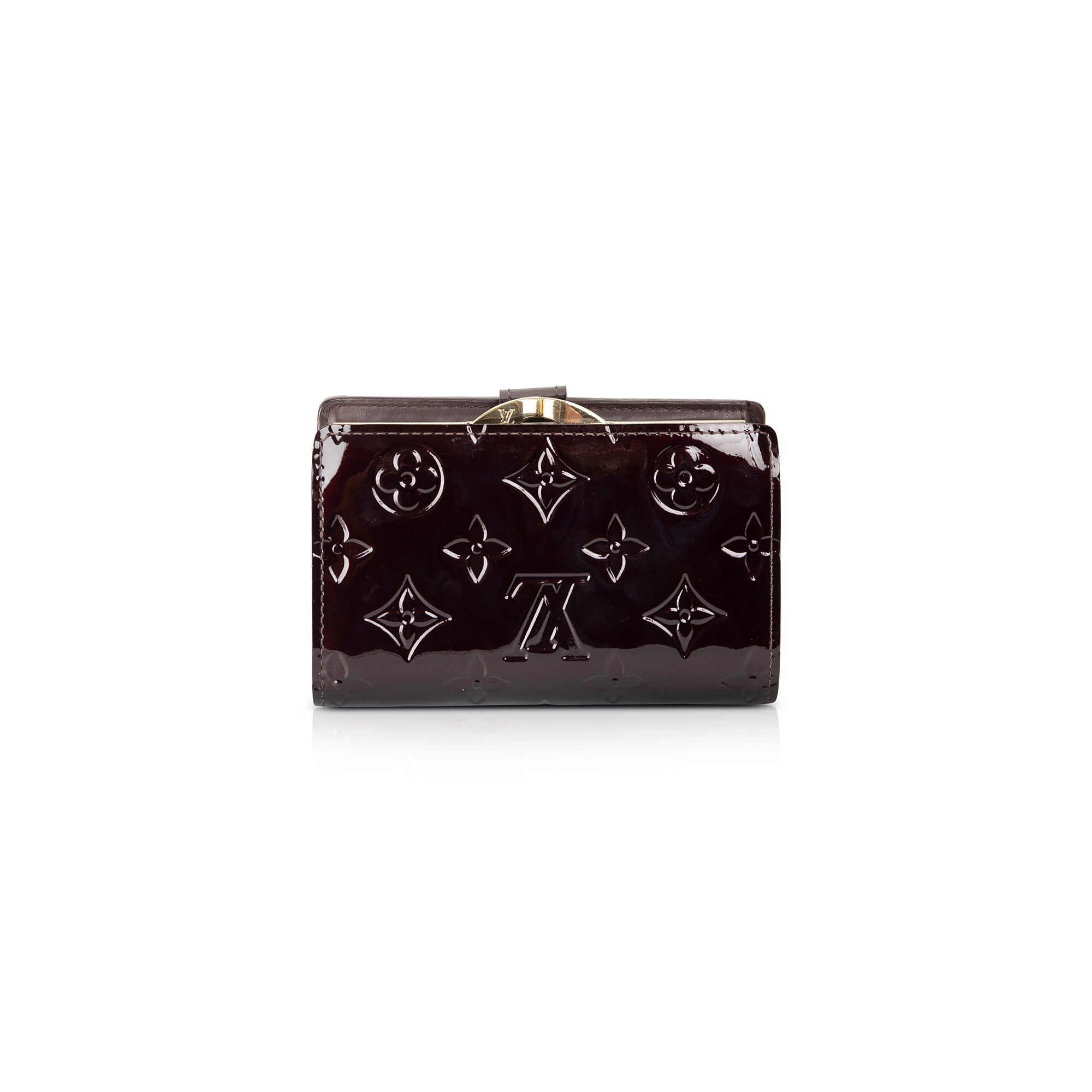 Louis Vuitton Monogram Vernis Patent Leather French Purse Wallet